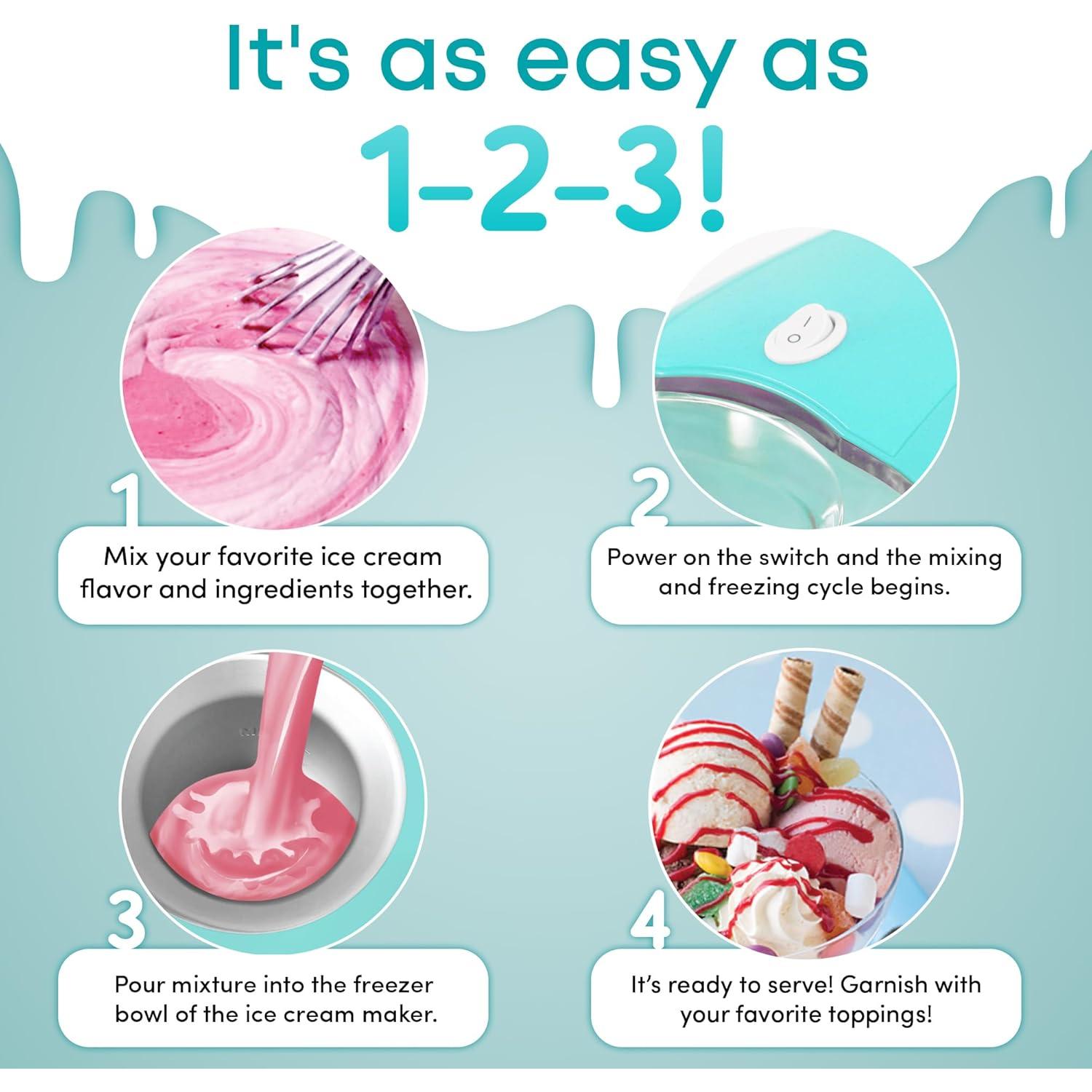 Máquina de Hielo Eléctrica Elite Gourmet EIM-1432M 1.5L Menta