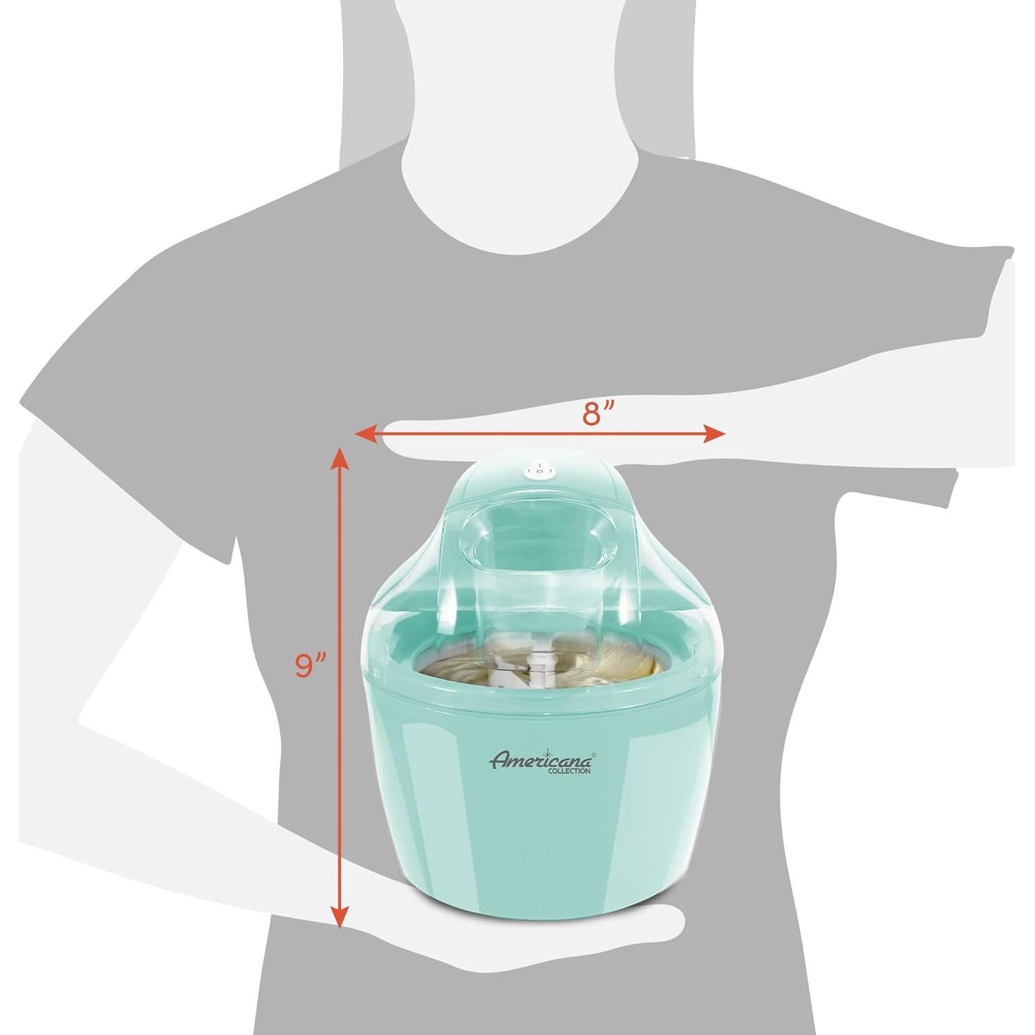 Máquina de Hielo Eléctrica Elite Gourmet EIM-1432M 1.5L Menta