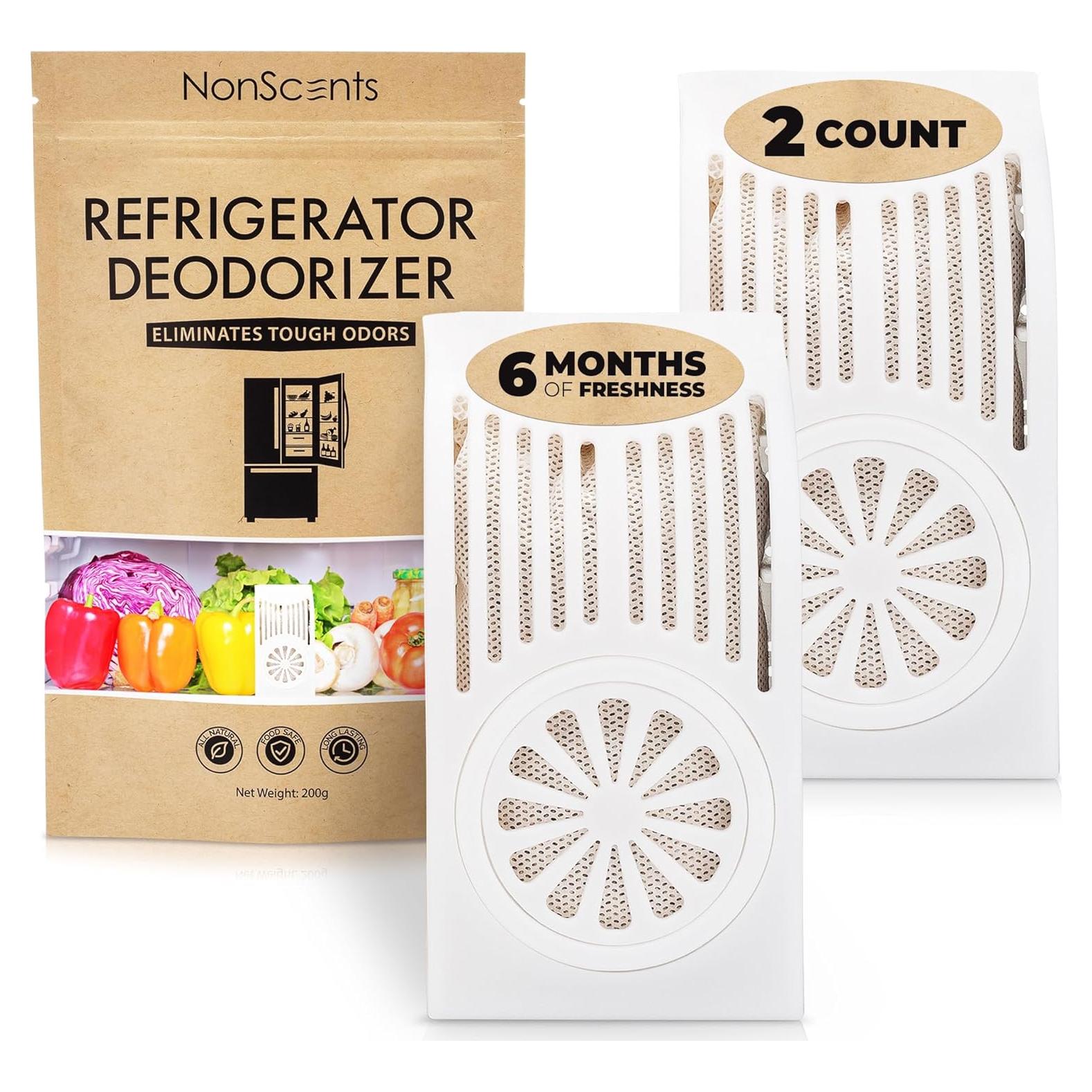 Desodorante para Refrigerador NonScents - Eliminador de Olores 2 Cuentas
