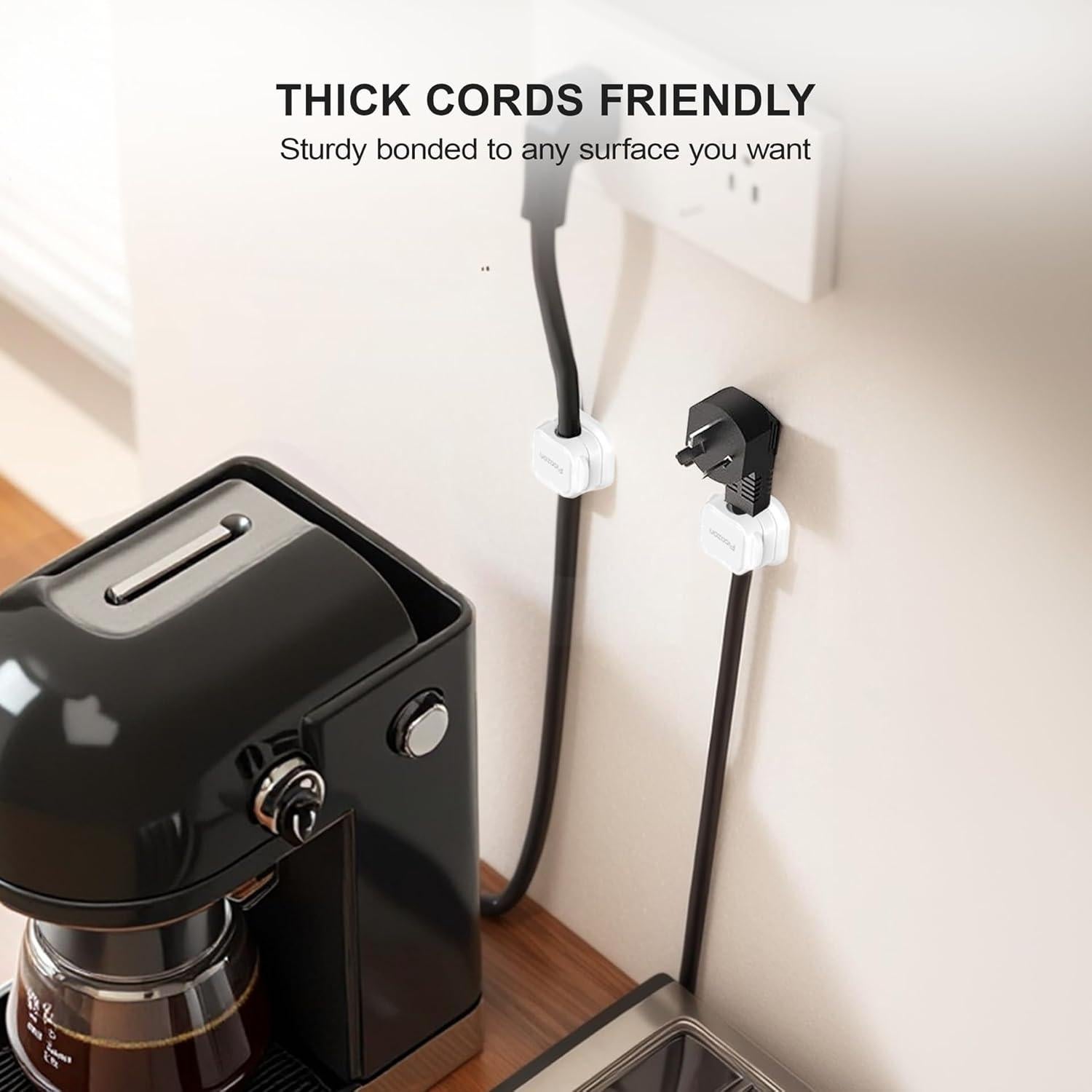 Organizador de Clips Magnéticos Picozon Pack de 6 para Cables