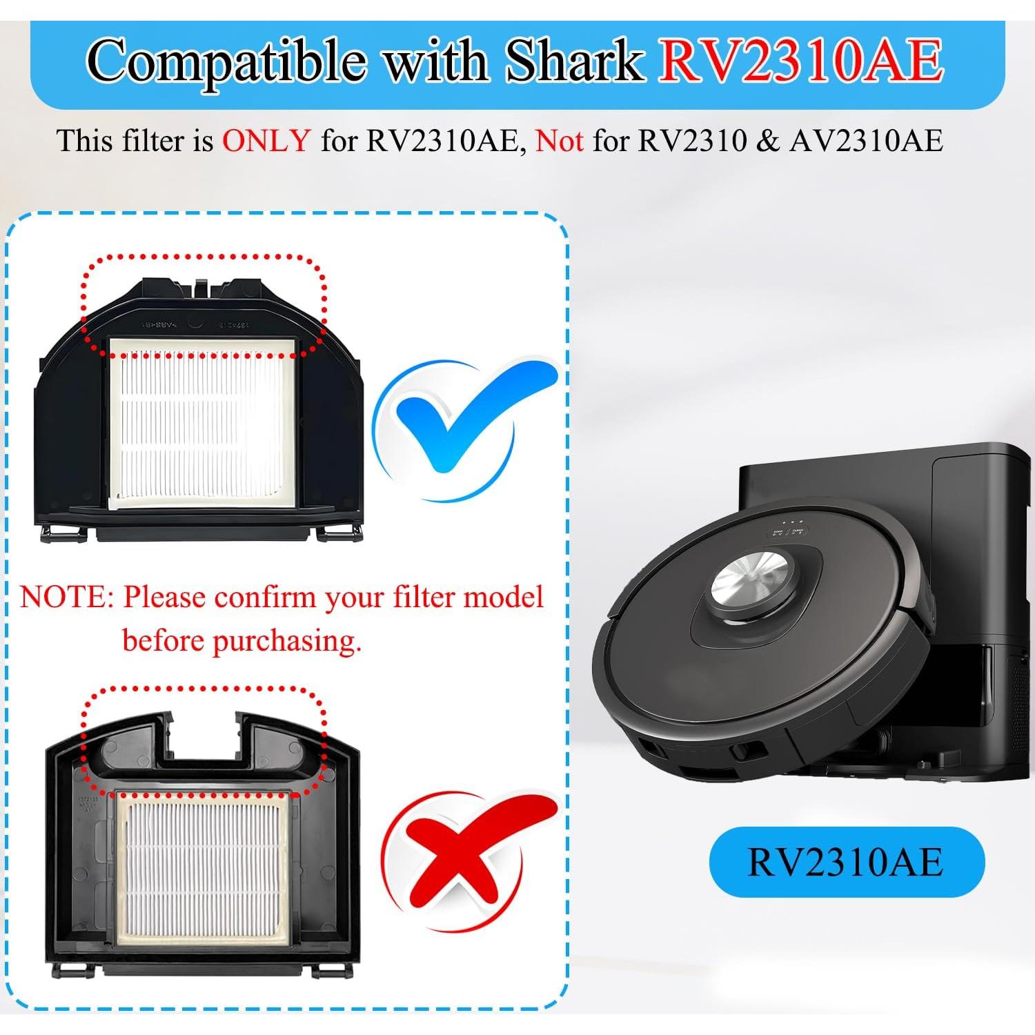 Repuestos Shark RV2310AE - 1 Cepillo Principal, 6 Laterales