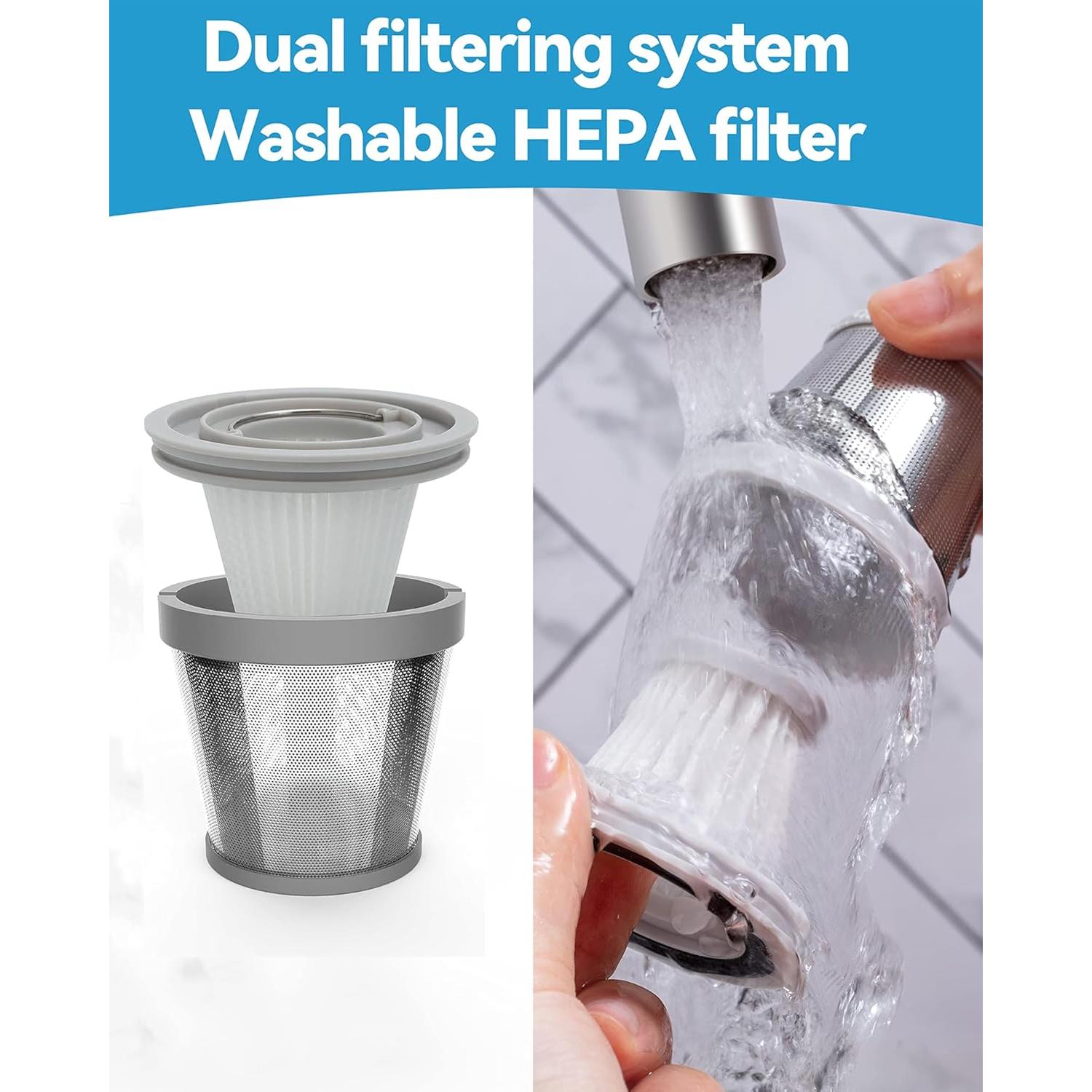 Aspiradora de Mano Brigii M1 3 en 1 Portátil Inalámbrica