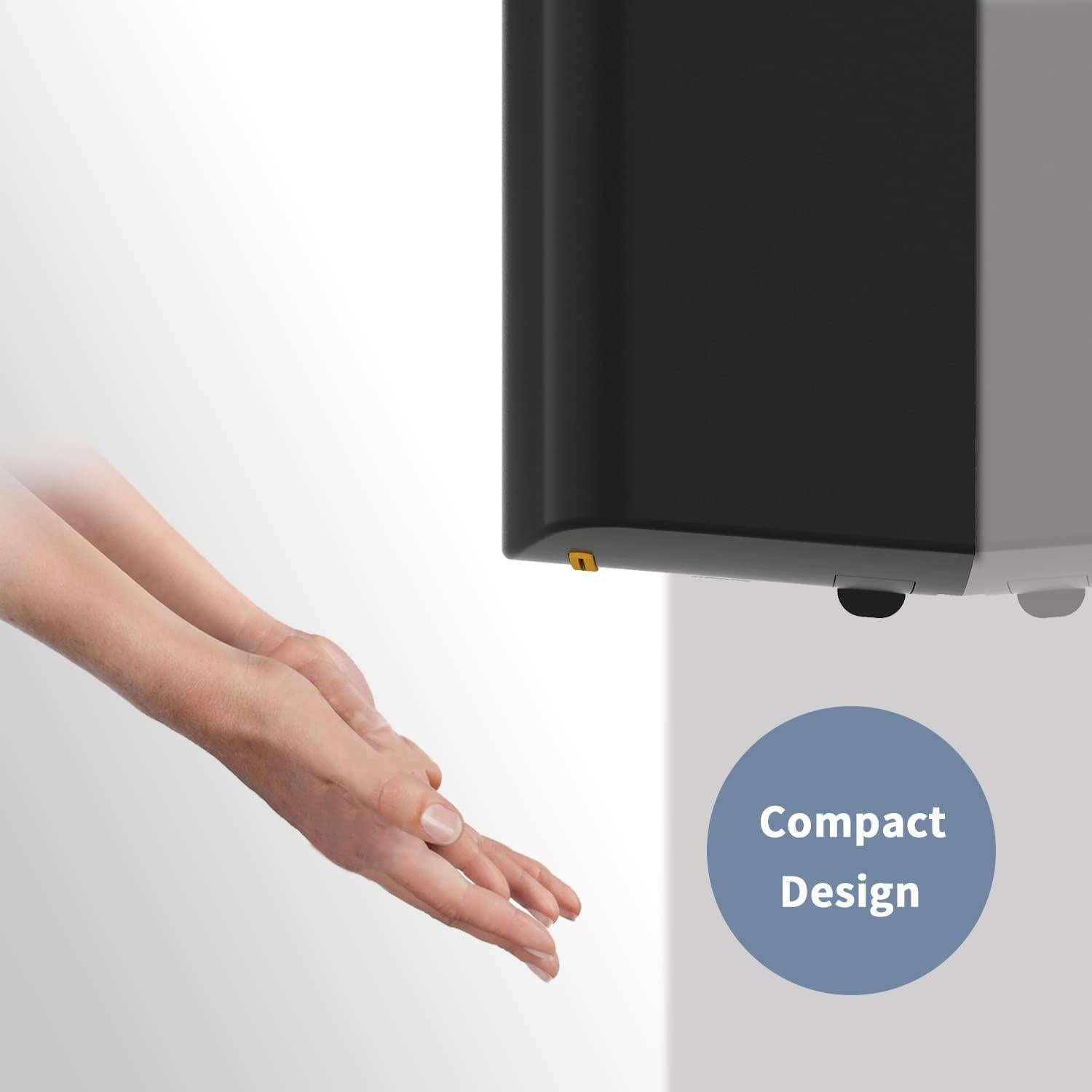 Secador de Manos Compacto AIKE AK2630 1400W Negro 1.4m