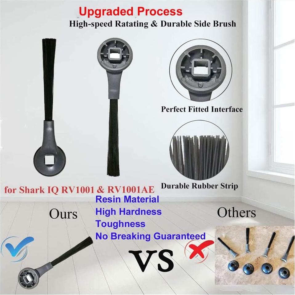 Paquete de 10 cepillos de repuesto Sionlan para Shark IQ