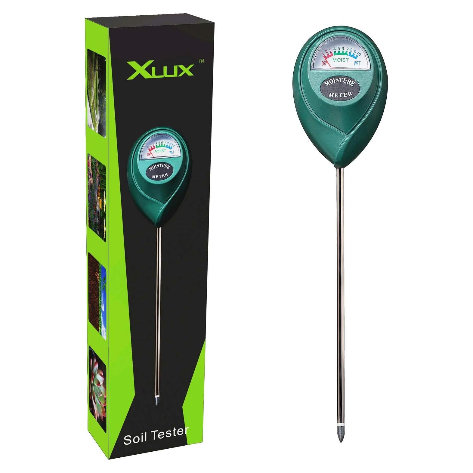 Medidor de Humedad del Suelo XLUX T10, Sensor de Jardinería 26cm