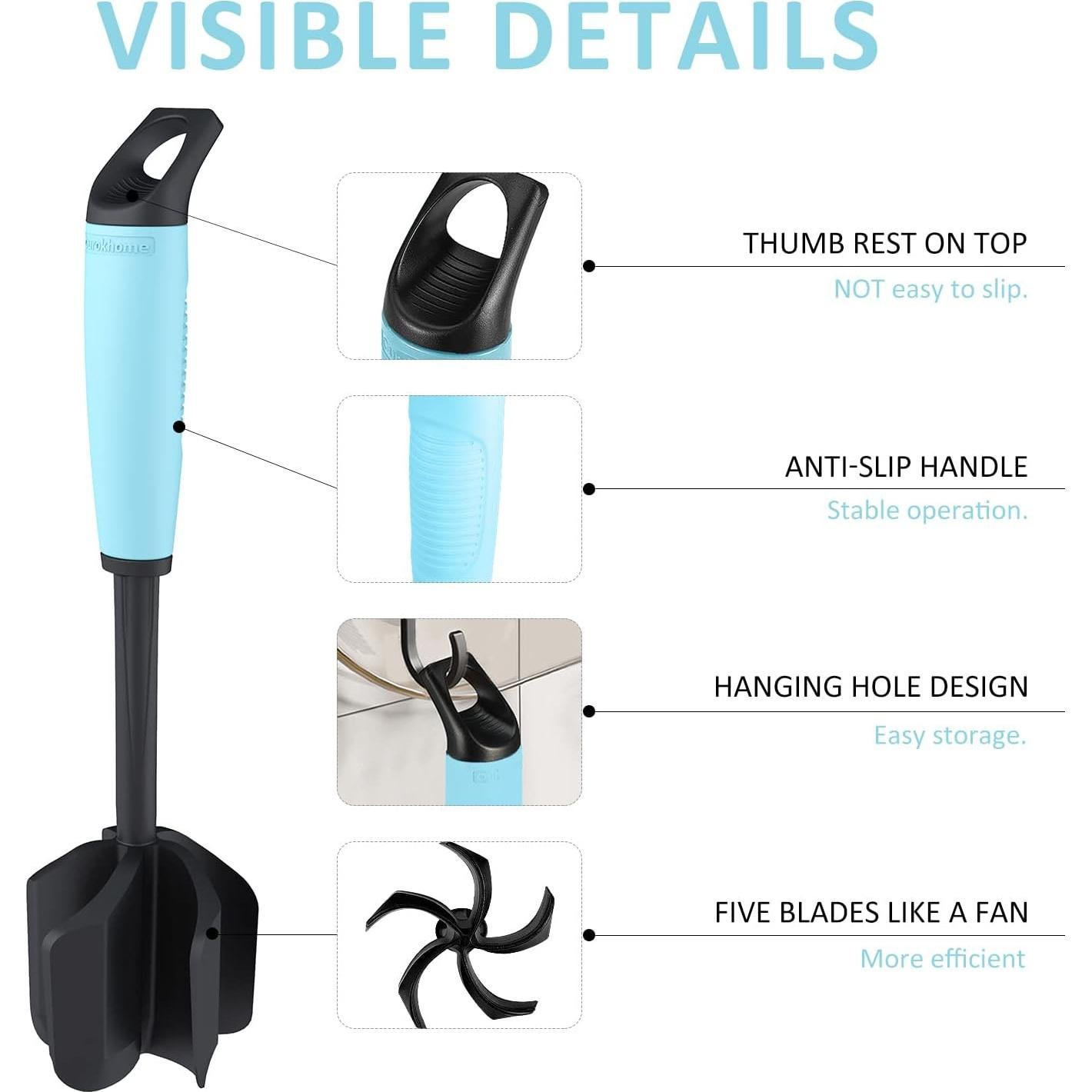 Picador de Carne Ourokhome 5 Cuchillas Verde 29 cm