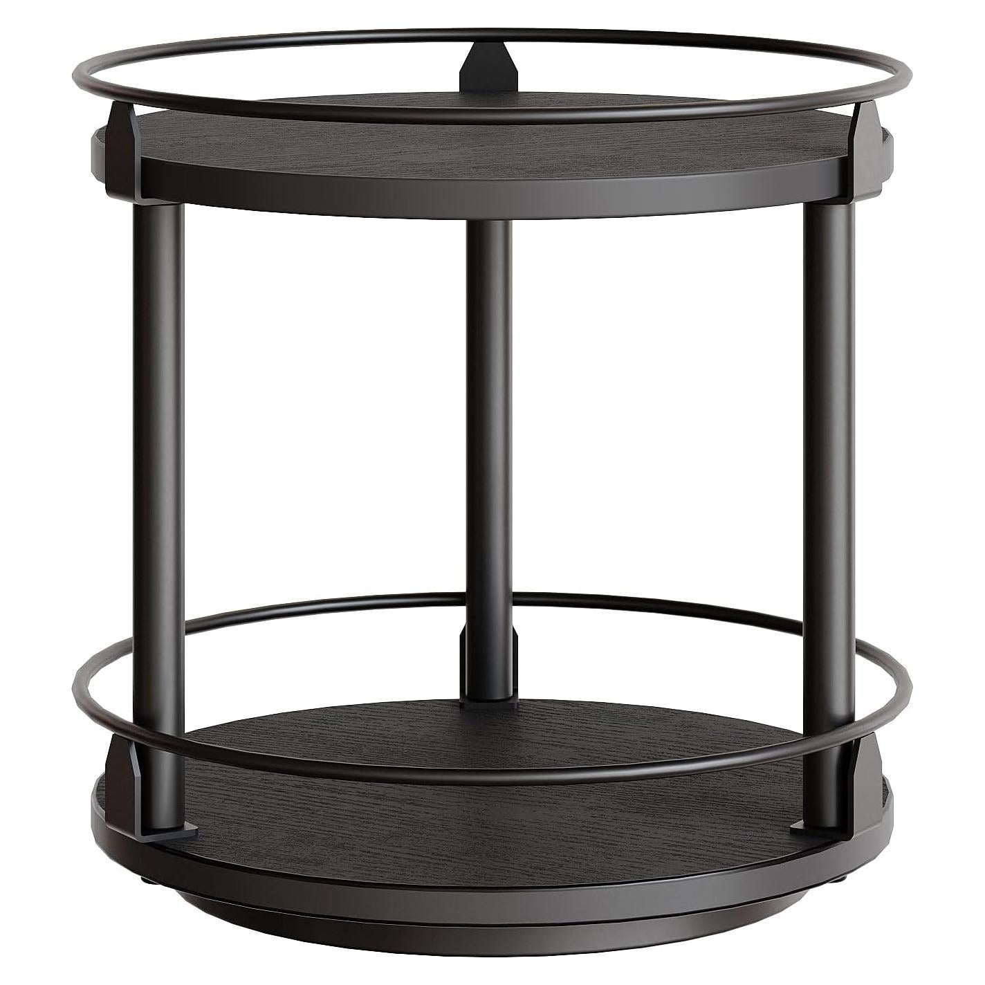 Organizador de Especias Rotatorio YATINEY SR22BK 2 Niveles Negro