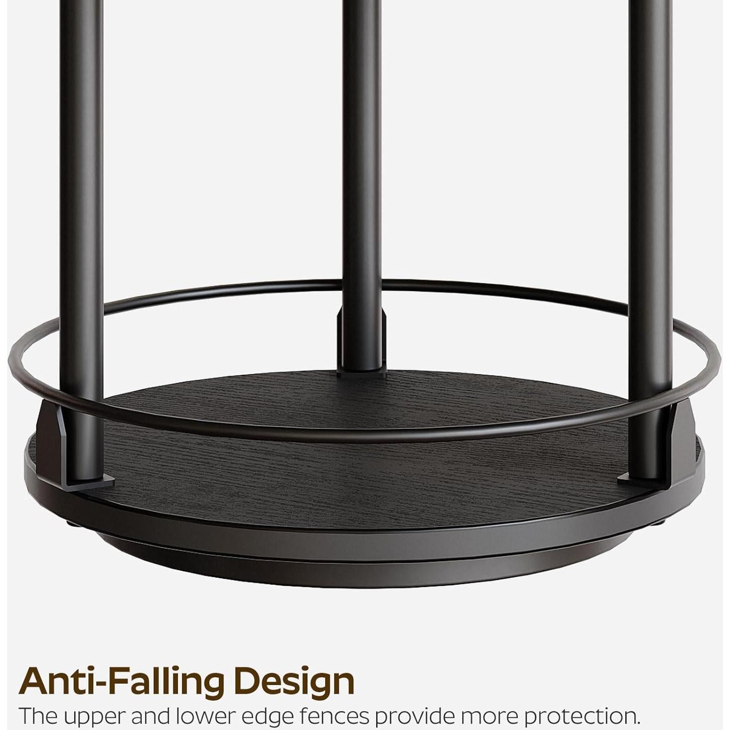 Organizador de Especias Rotatorio YATINEY SR22BK 2 Niveles Negro