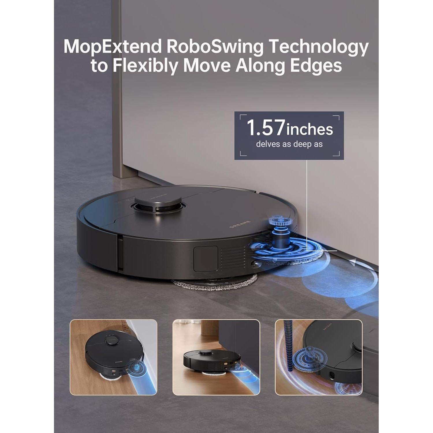 Aspiradora Robot Dreame X30 Ultra 8300Pa con Mopa y Autolimpieza