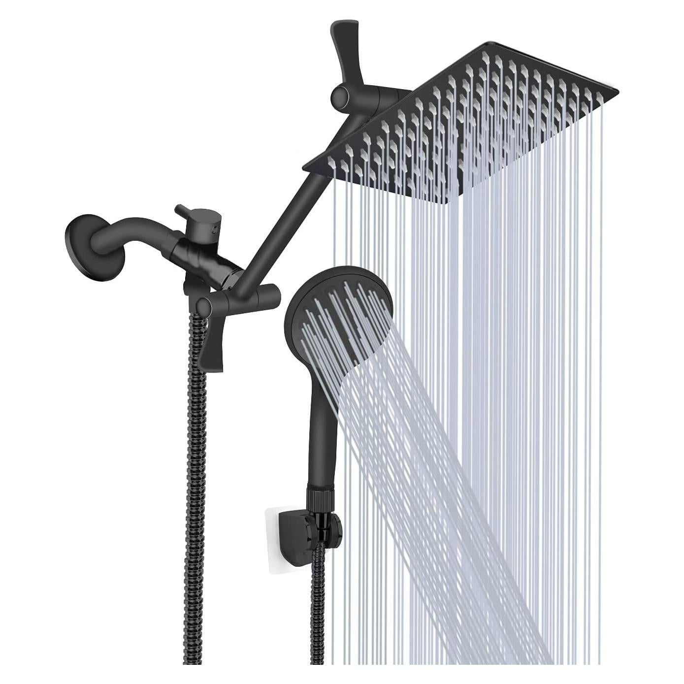 Cabezal de Ducha Tudoccy 20 cm Alta Presión 9 Configuraciones