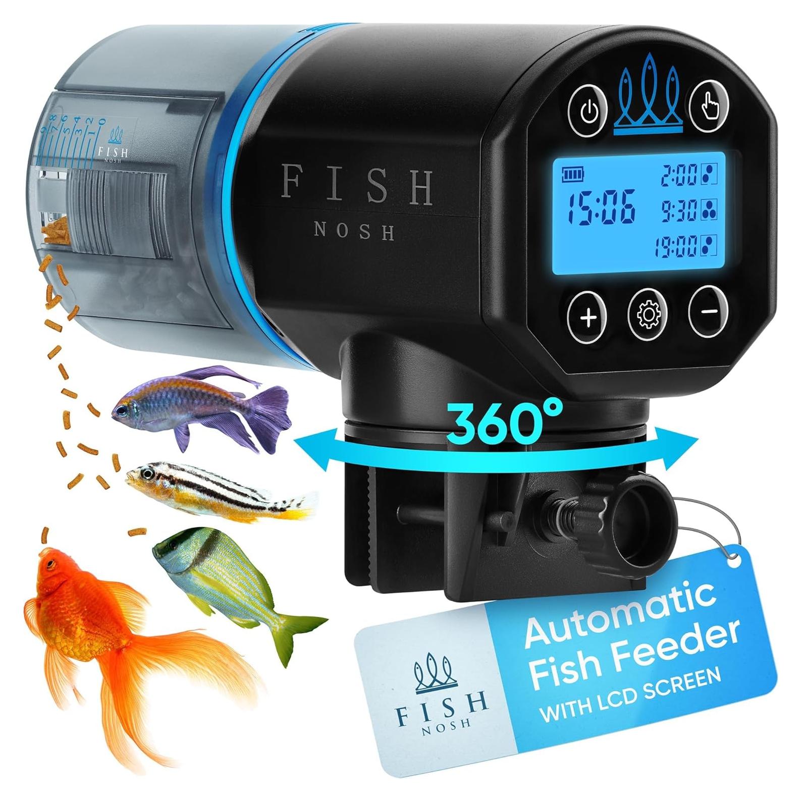 Alimentador Automático de Peces FISHNOSH MN001 Azul 2025