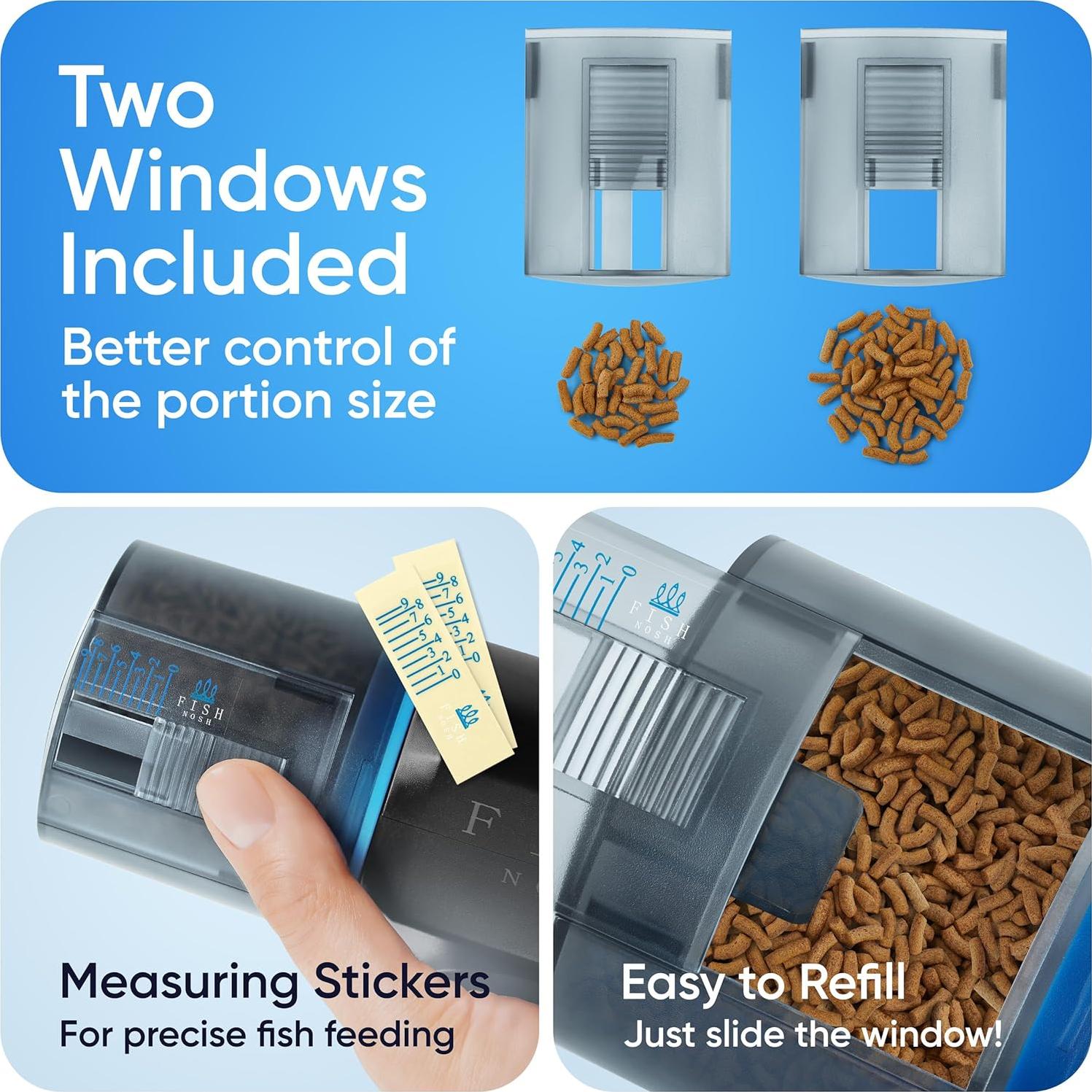 Alimentador Automático de Peces FISHNOSH MN001 Azul 2025