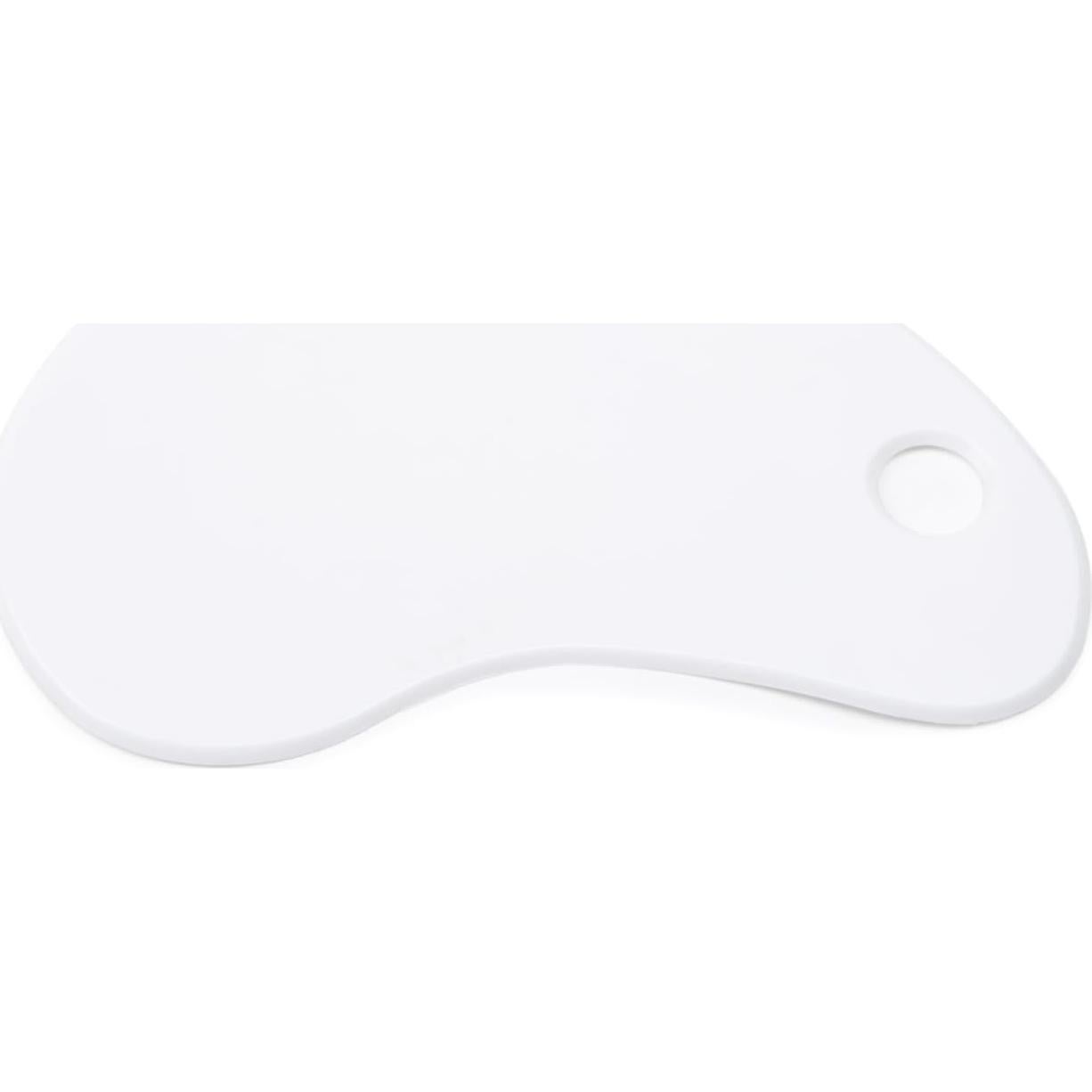 Raspador de Masa Curvado Fox Run, Plástico Blanco 29.5x10.2 cm