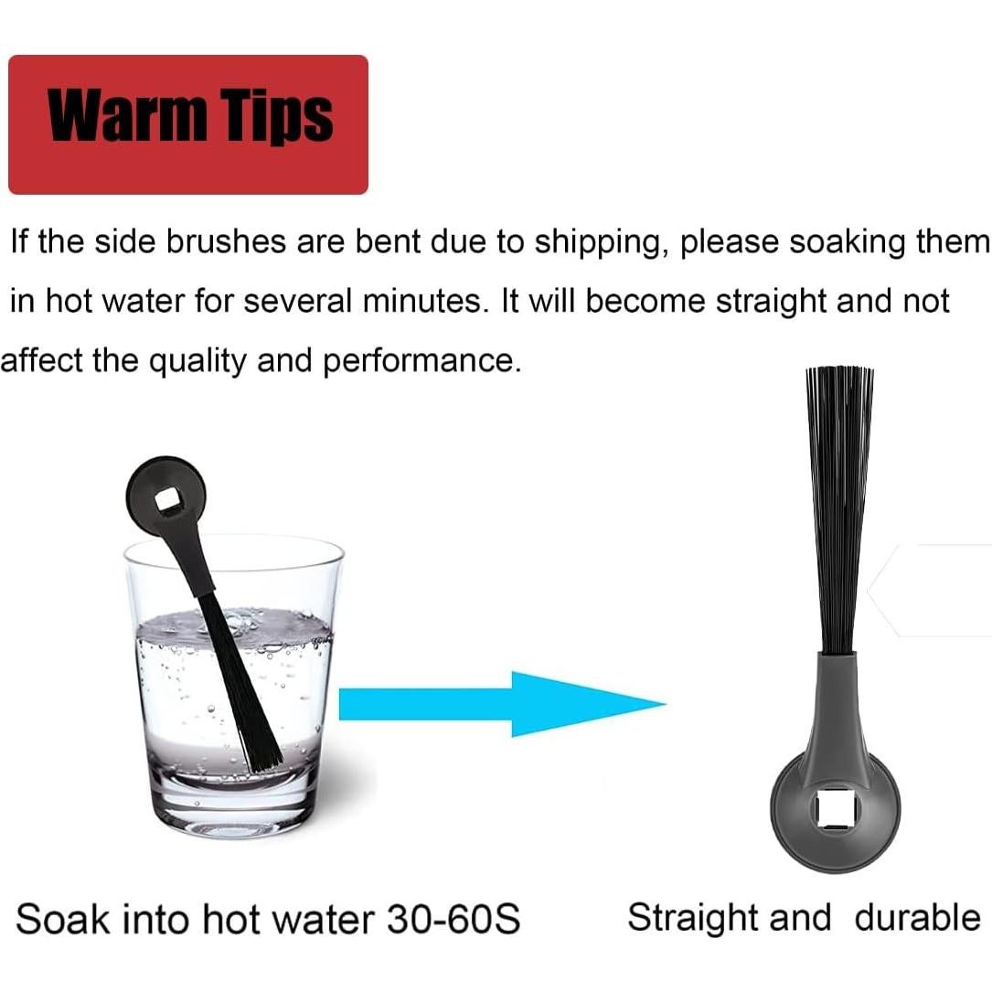 Cepillo lateral Shark AV2501S AV2501AE RV2502AE - Paquete 4