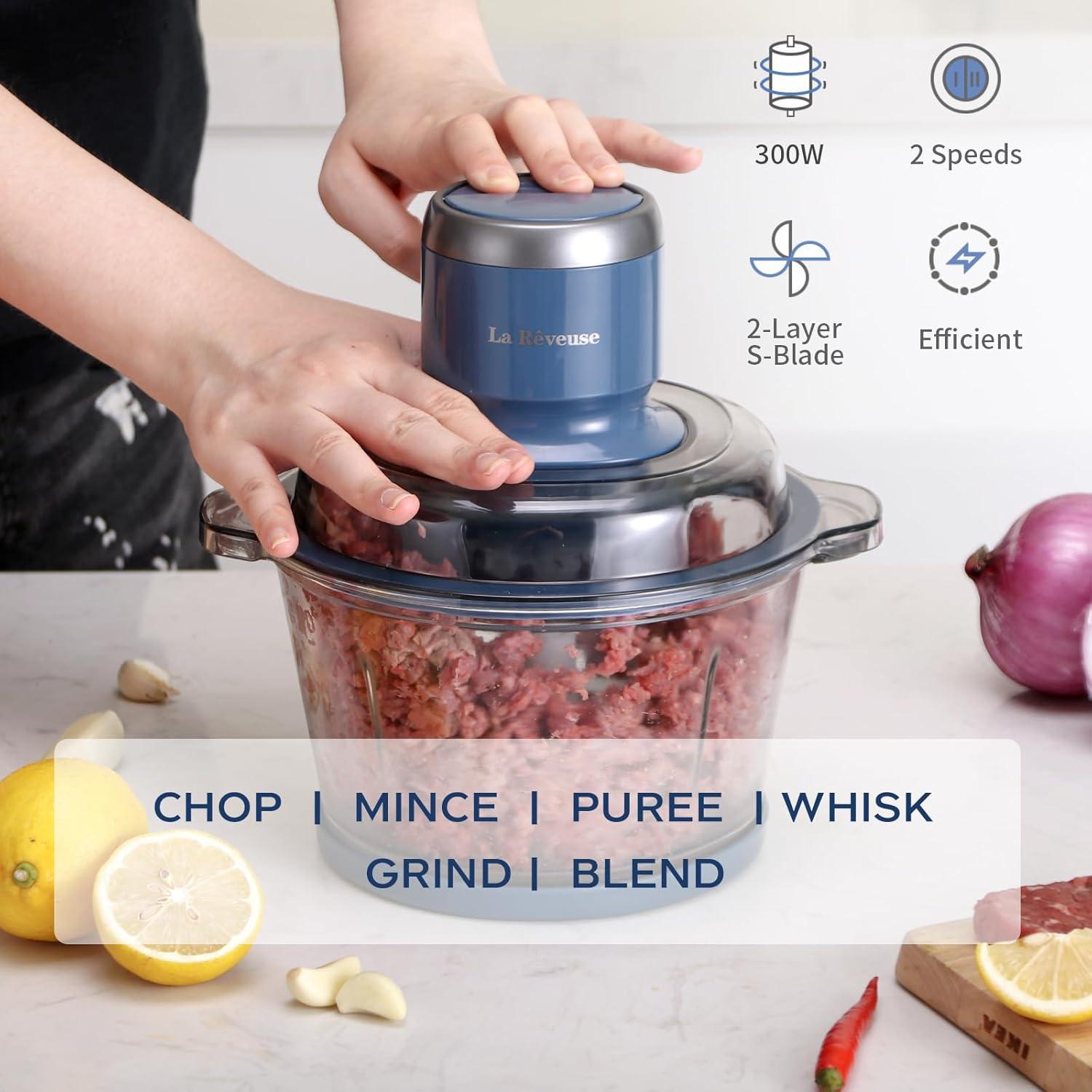 Procesador de Alimentos La Reveuse 300W, 7 Tazas, Azul