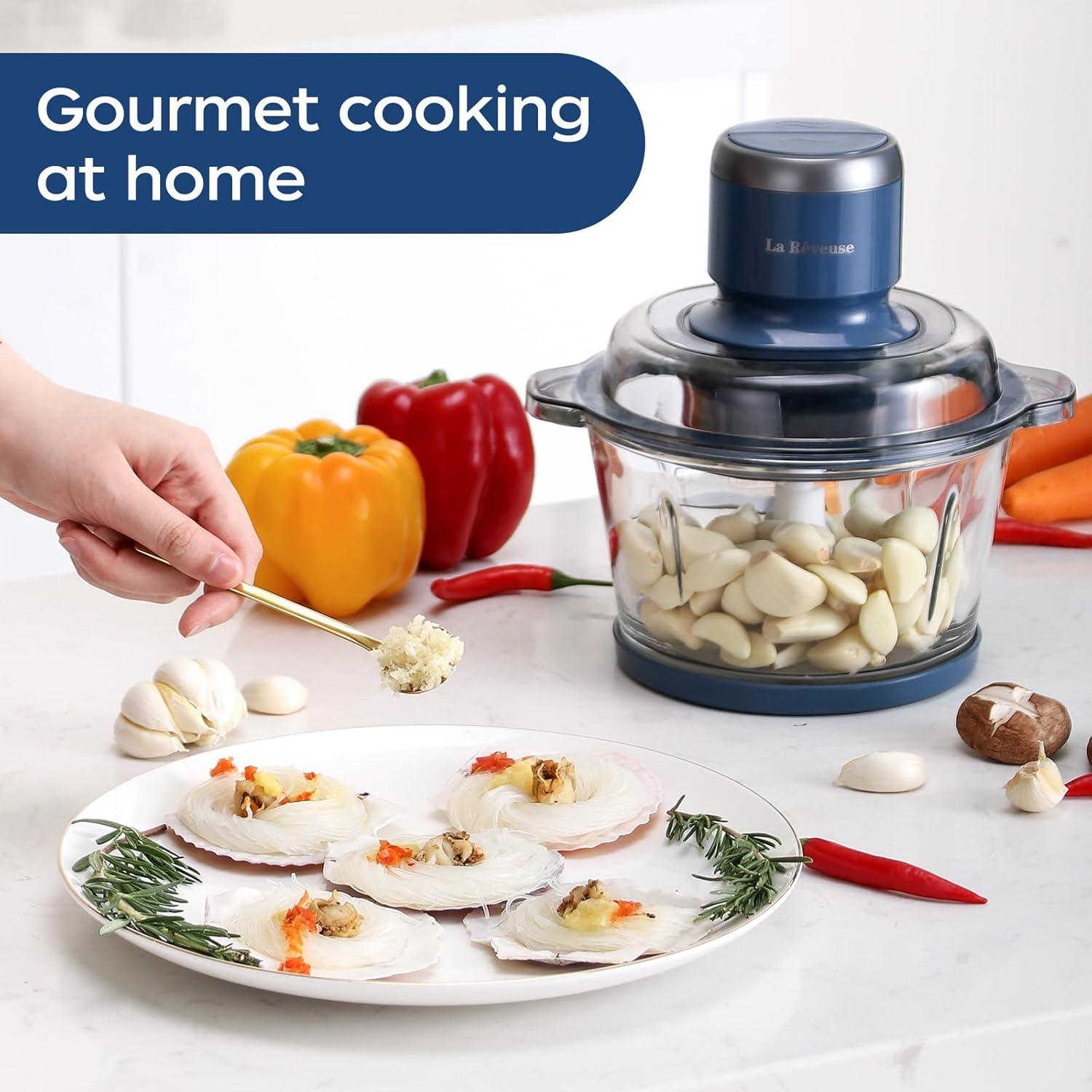 Procesador de Alimentos La Reveuse 300W, 7 Tazas, Azul