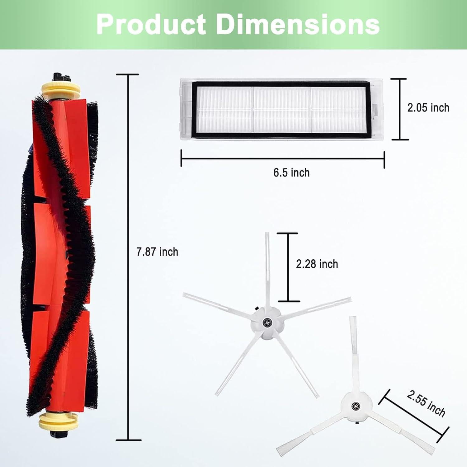 Piezas Repuesto Aspiradora Robot Xiaomi Mijia - 13 Paquetes