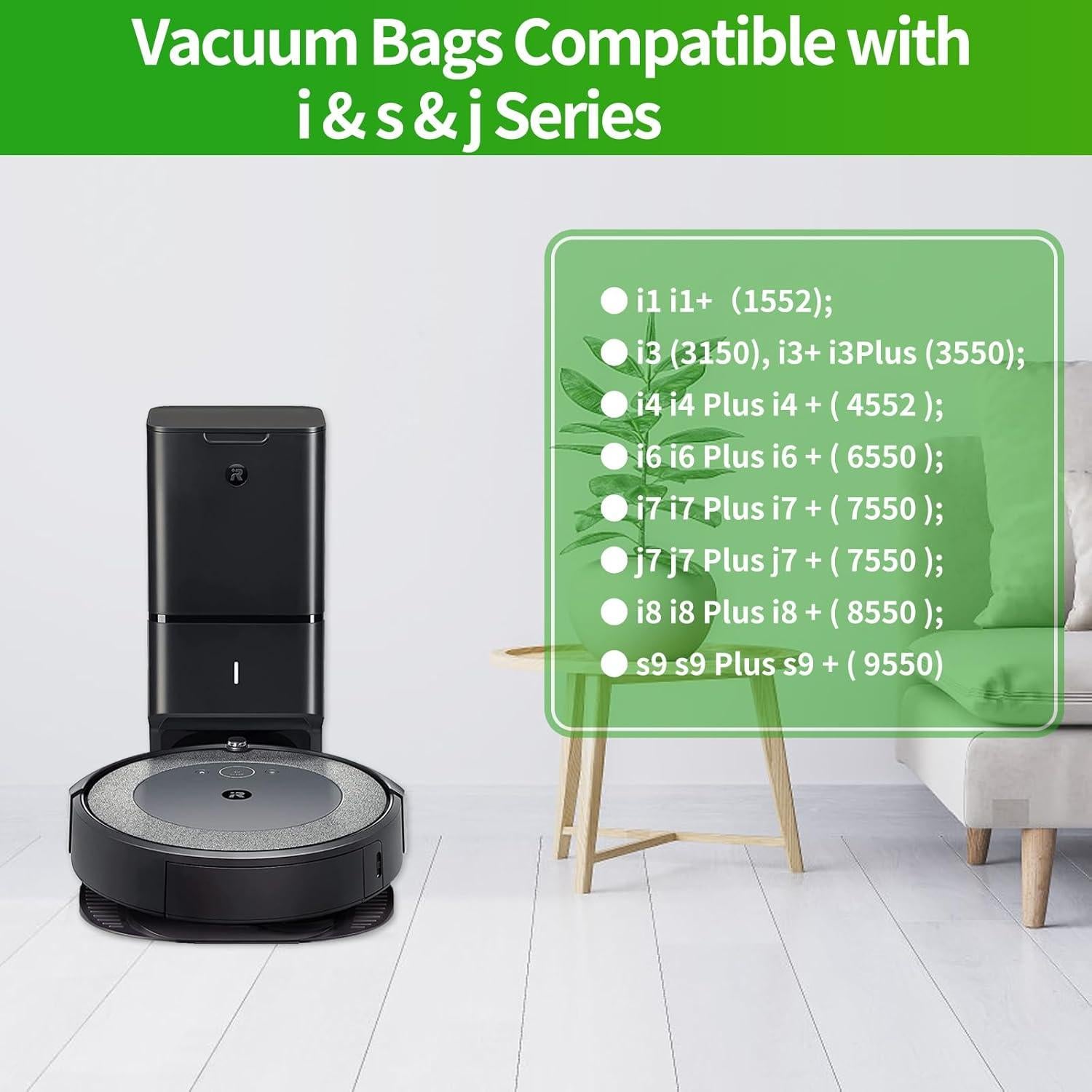 Bolsas de Reemplazo VBN para Aspiradora Roomba - 12 Pzas