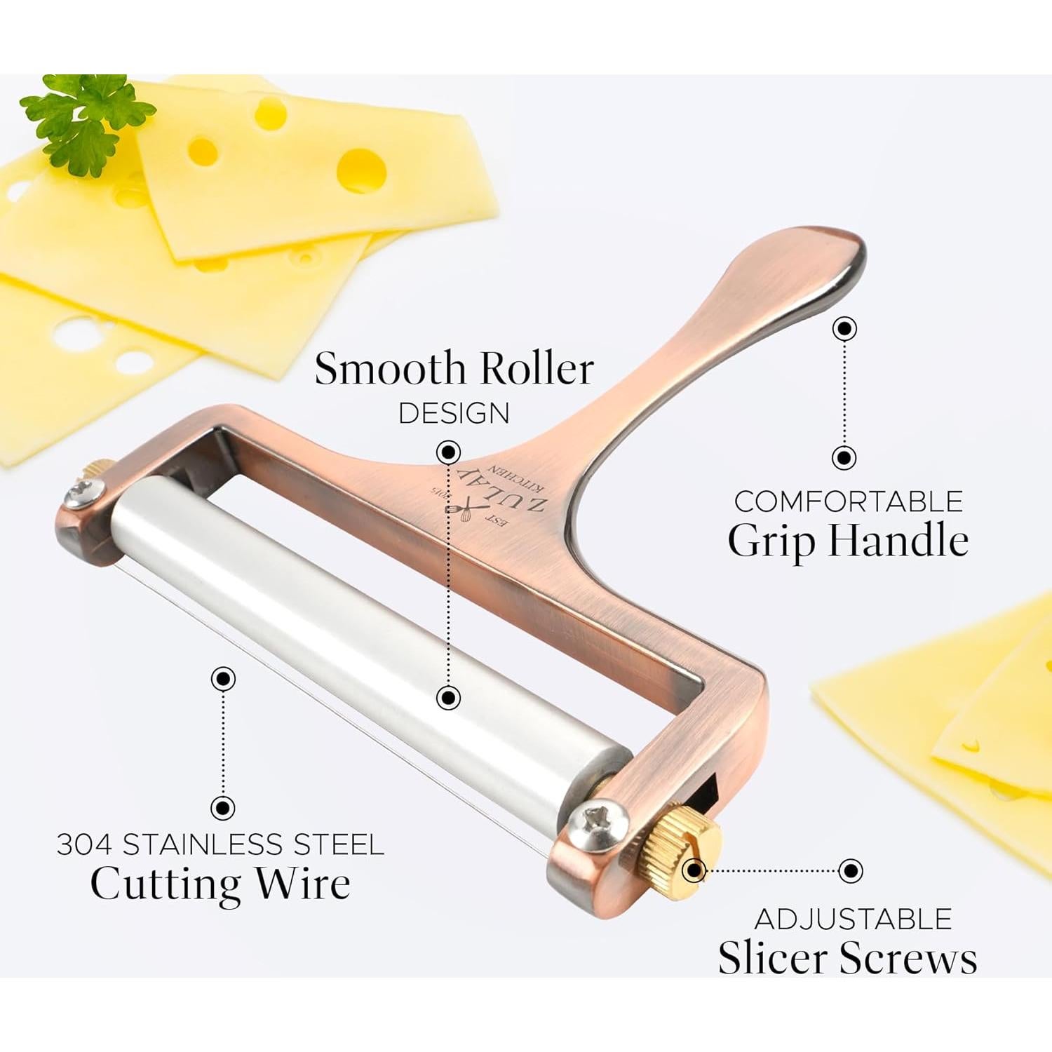 Cortador de Queso Zulay Ajustable con Alambre - Cobre