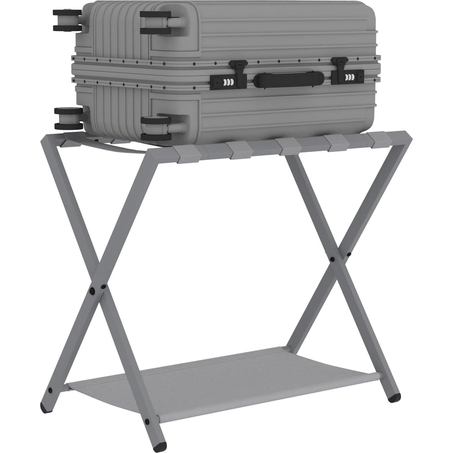 Soporte de Equipaje Plegable Hzuaneri 70 kg Greige