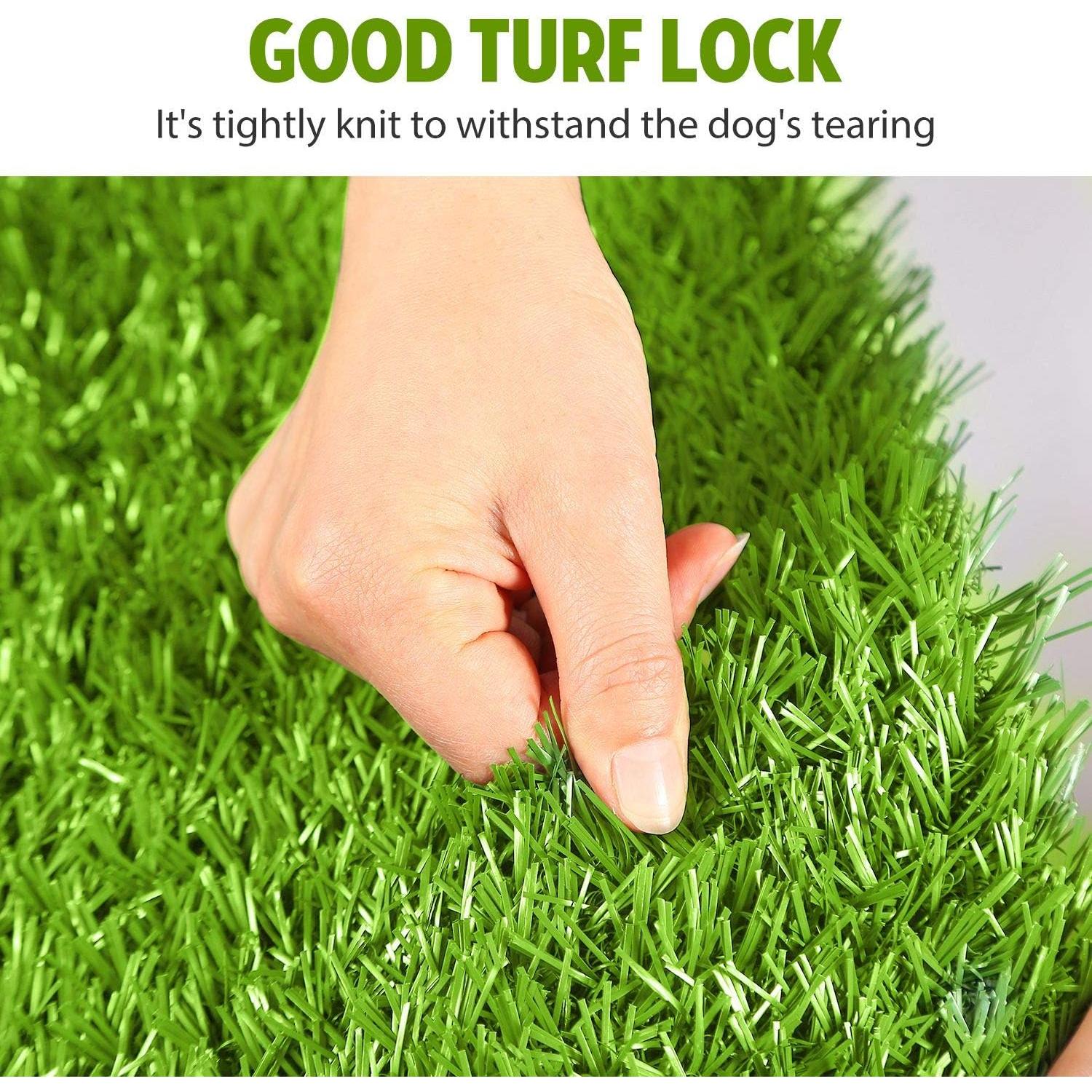 Caja de Arena para Perros GPCT 63.5x50.8cm Césped Sintético