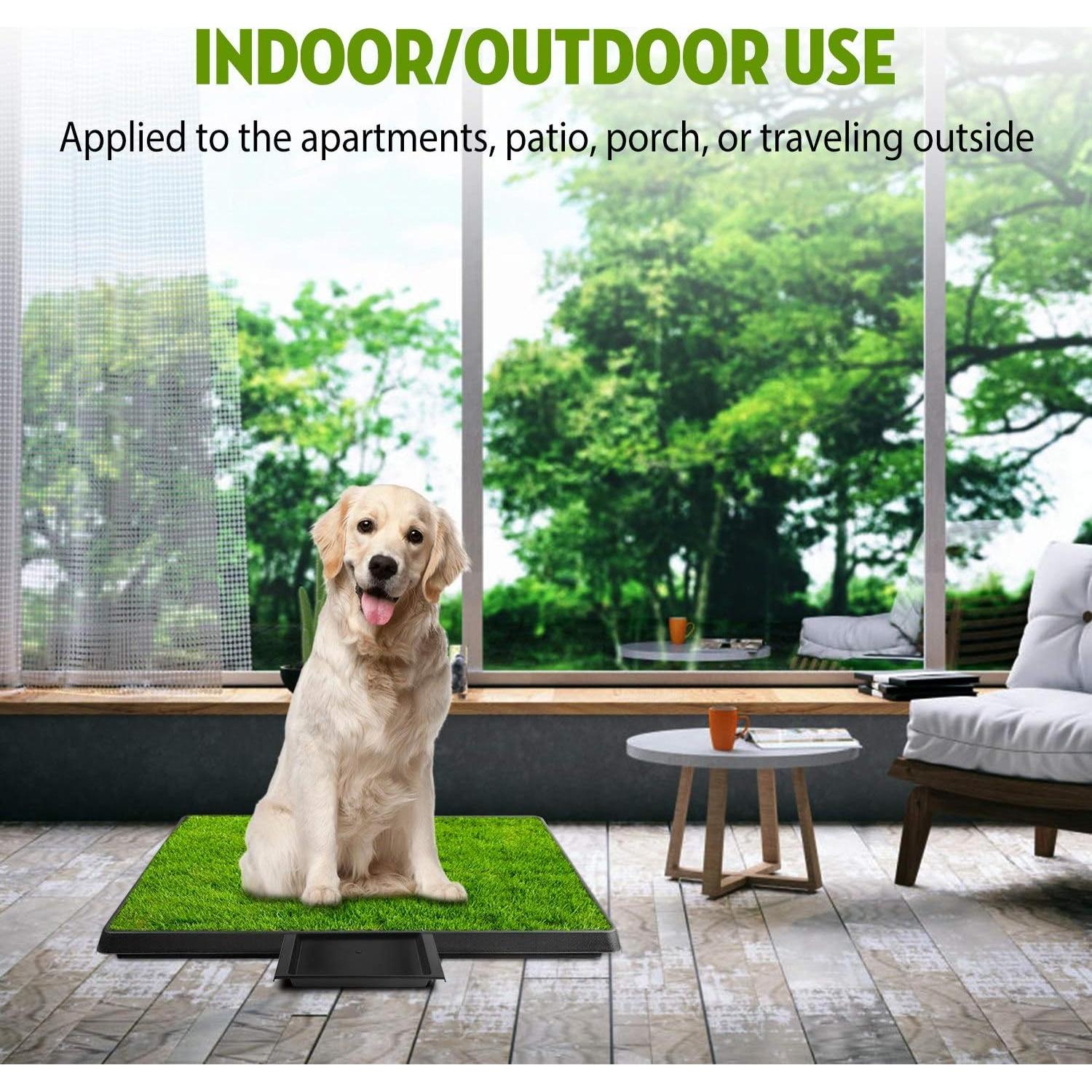 Caja de Arena para Perros GPCT 63.5x50.8cm Césped Sintético