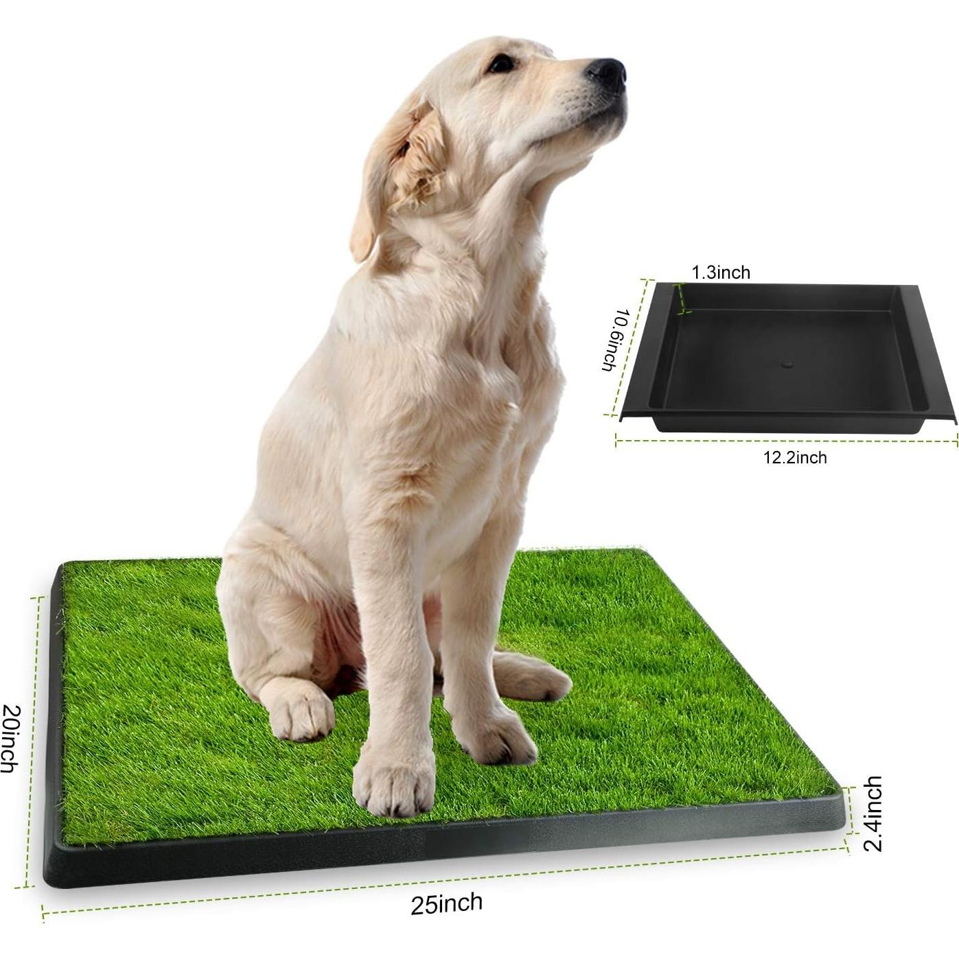Caja de Arena para Perros GPCT 63.5x50.8cm Césped Sintético