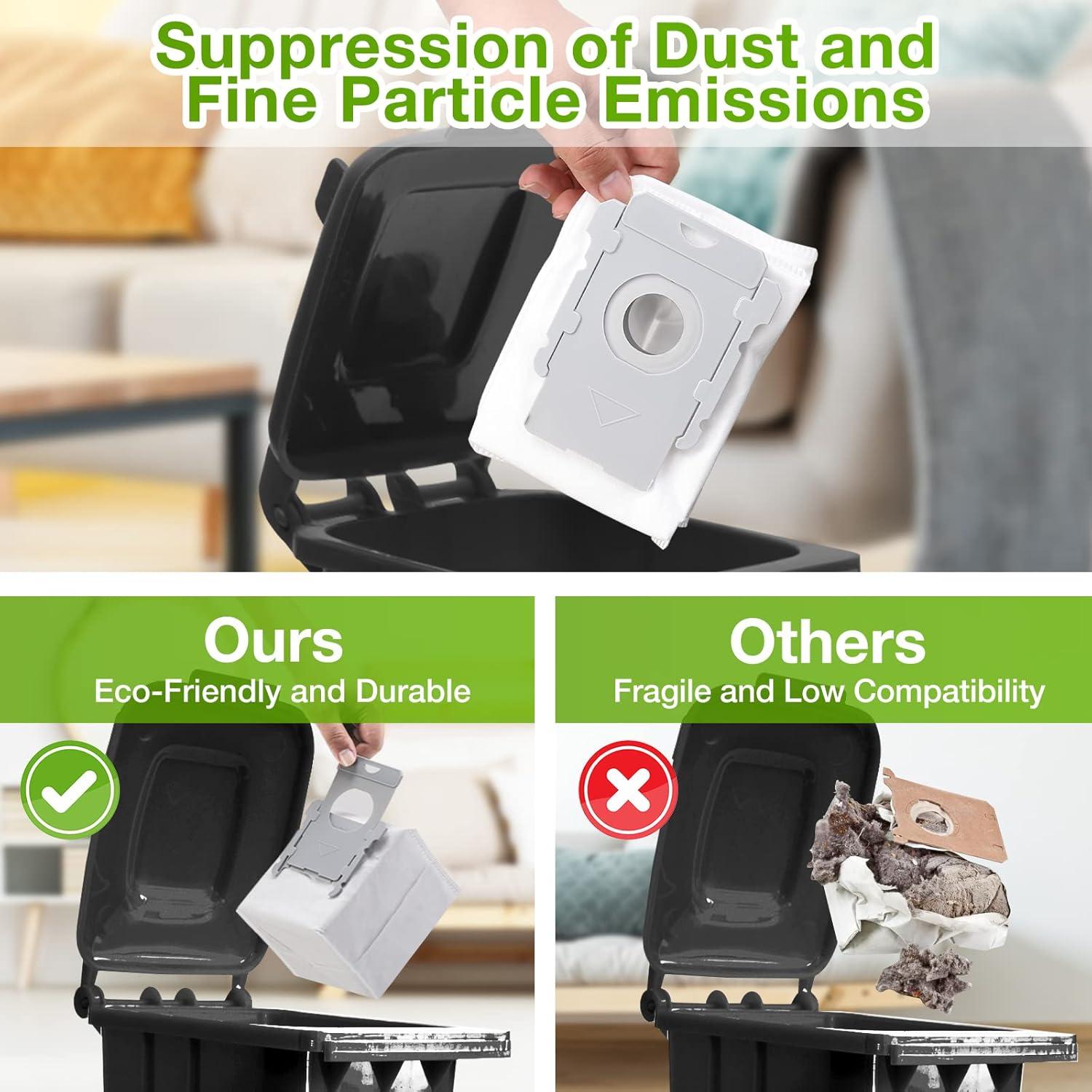 Paquete de 12 Bolsas de Vacío Rowhalf para iRobot Roomba