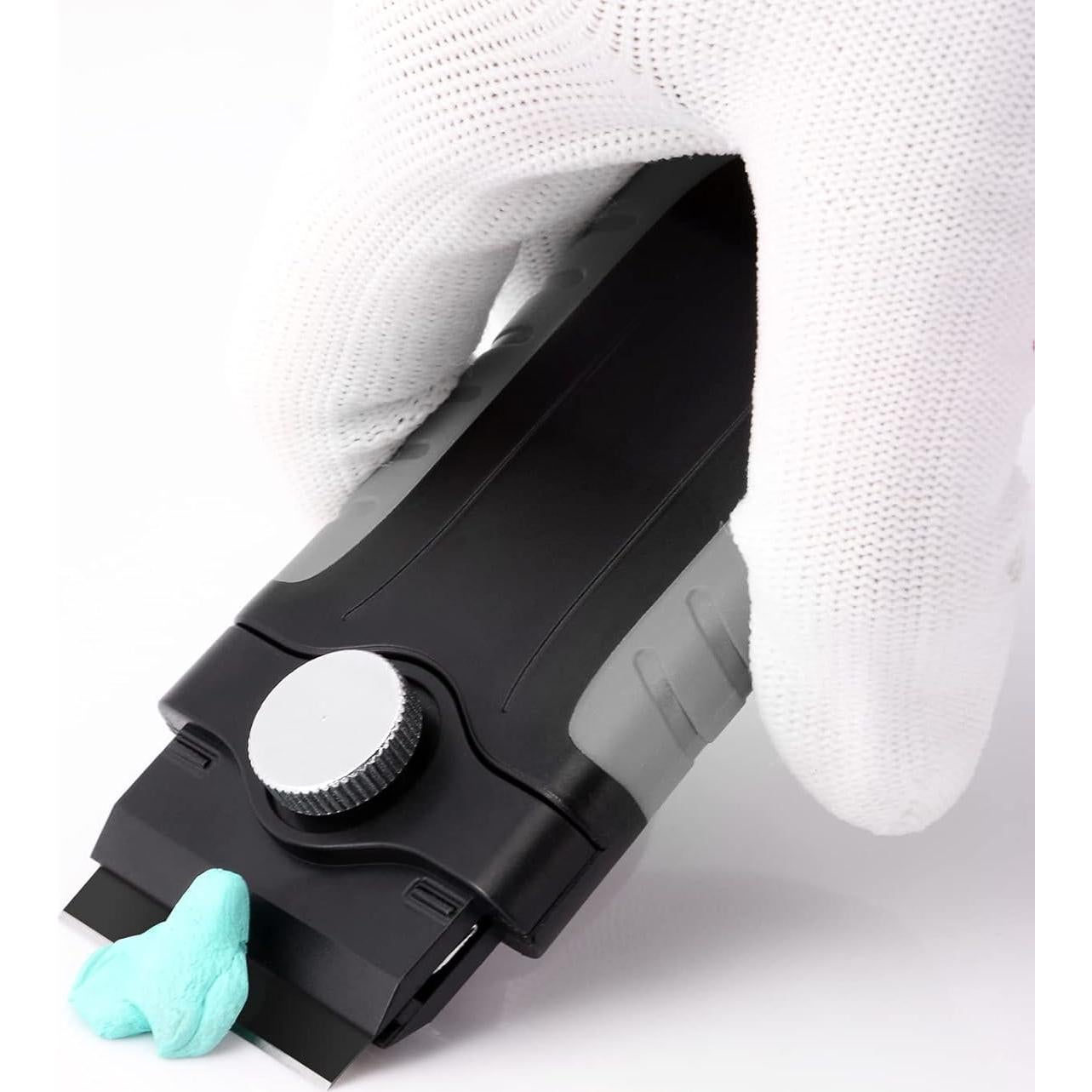 Raspador de Cuchilla Gomake con Tapa de Seguridad y 10 Cuchillas