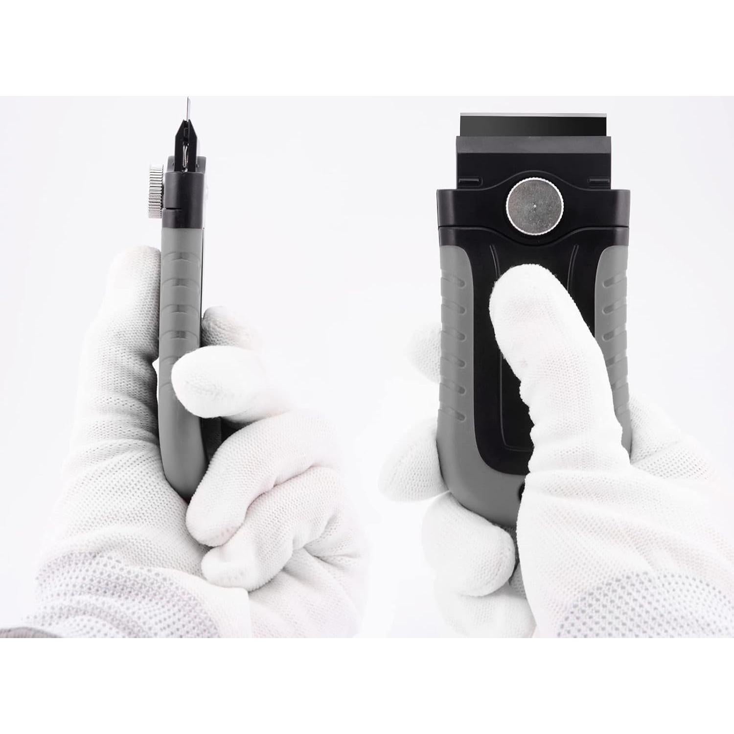 Raspador de Cuchilla Gomake con Tapa de Seguridad y 10 Cuchillas