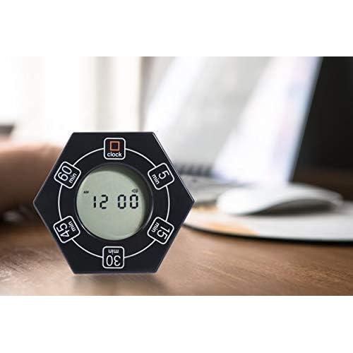 Temporizador Digital Znewtech con Reloj y 5 Configuraciones