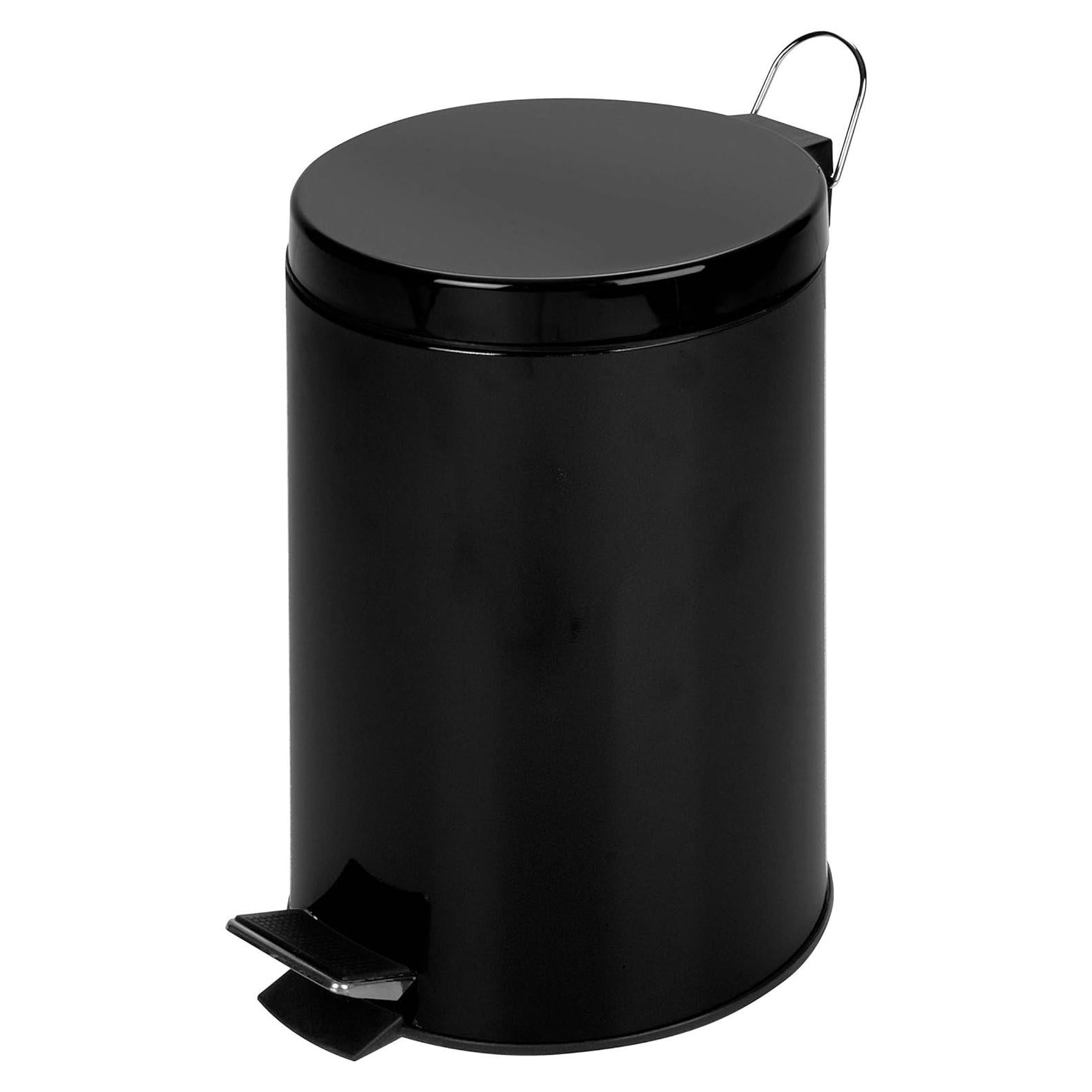 Basurero de Pedal Honey-Can-Do 12L Acero Negro