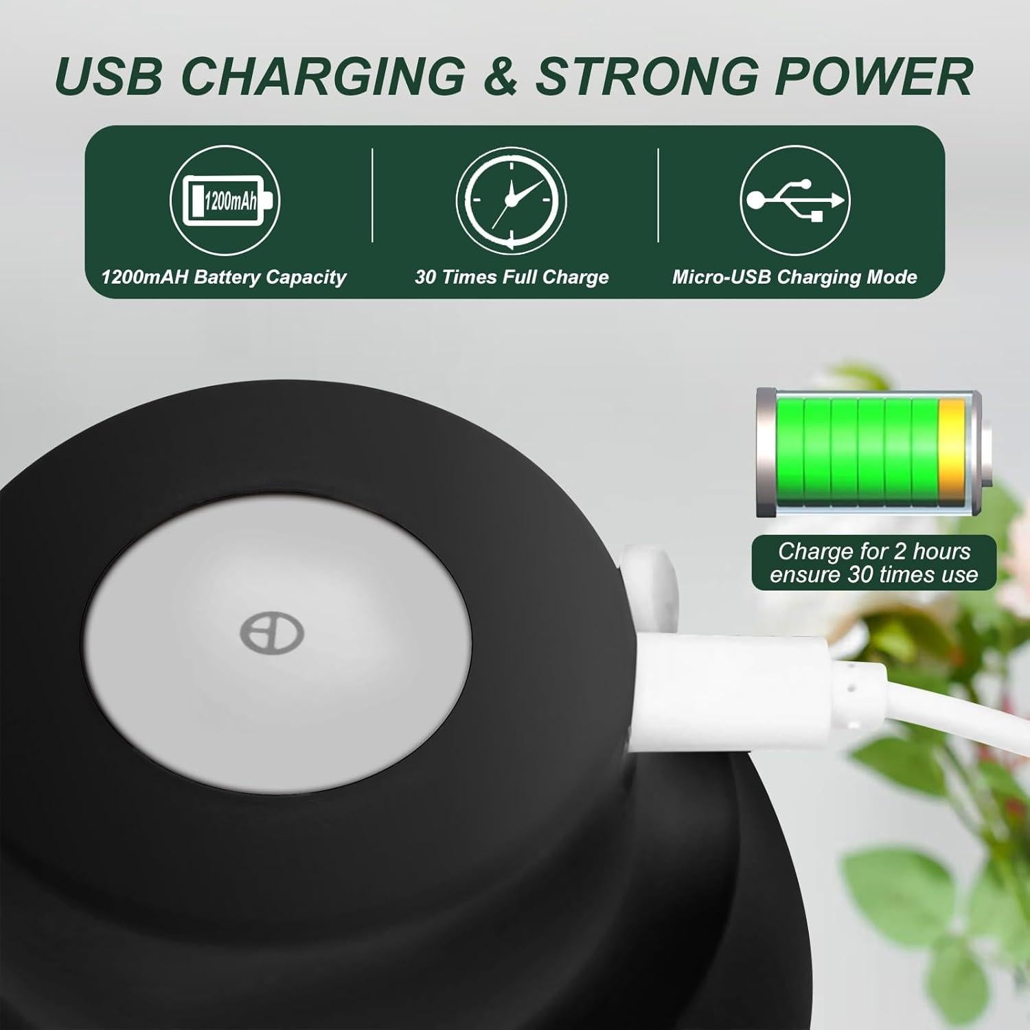 Picador de Ajo Eléctrico Hviww 250ML 2 en 1 Portátil