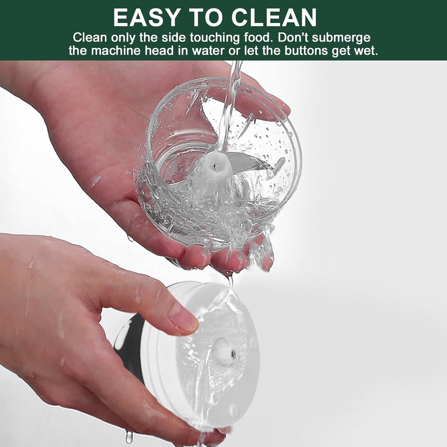 Picador de Ajo Eléctrico Hviww 250ML 2 en 1 Portátil