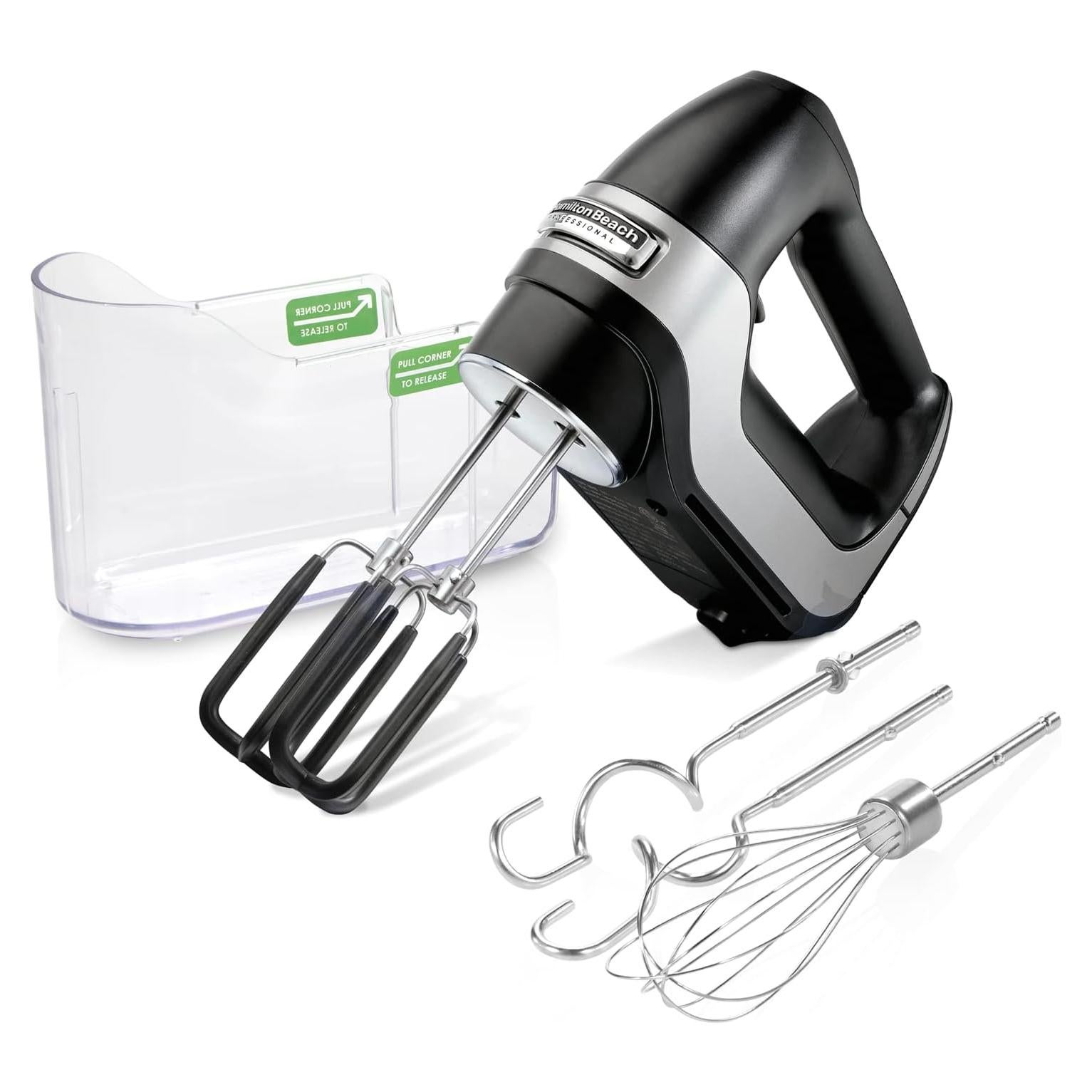 Mezclador de Mano Hamilton Beach 7 Velocidades Negro Mate