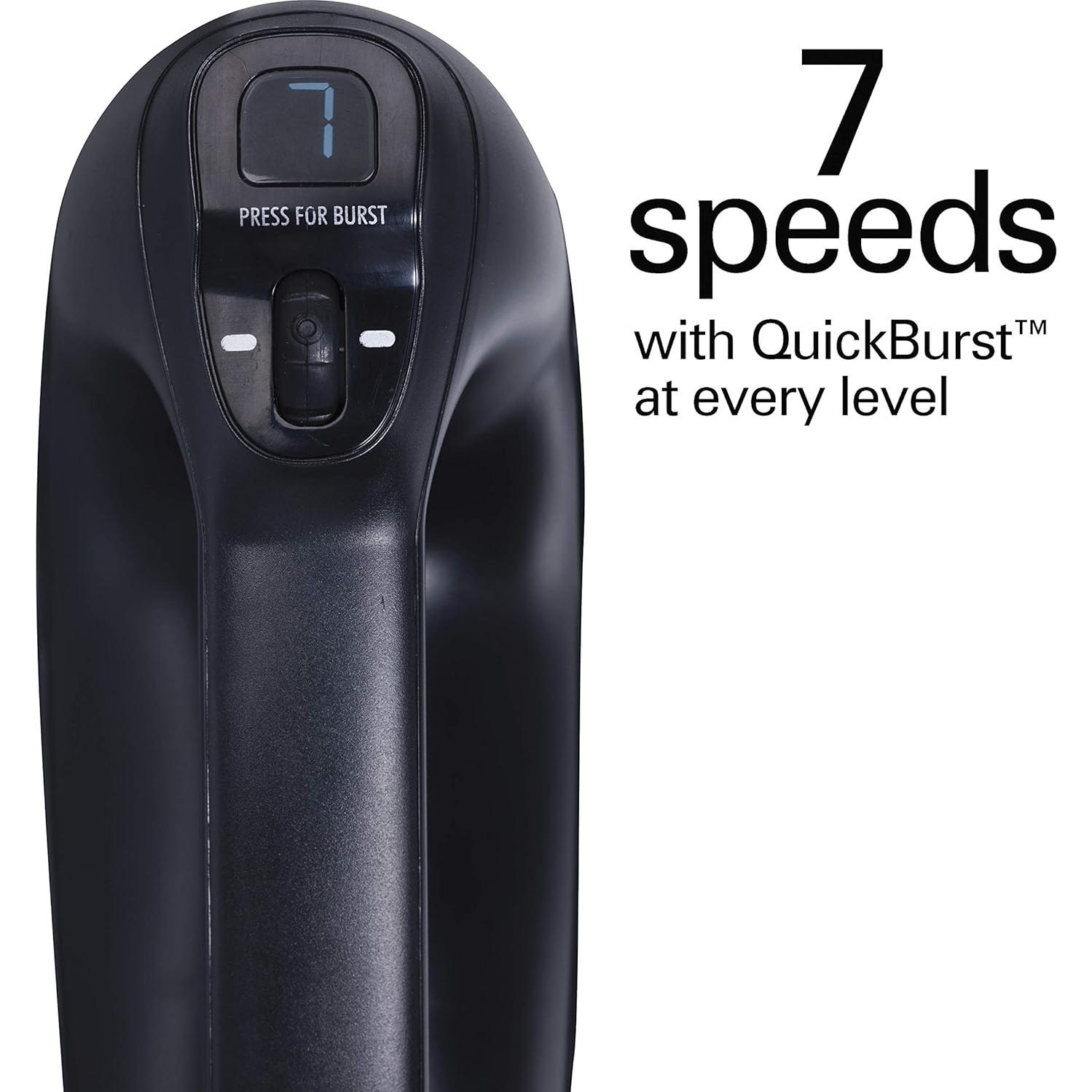 Mezclador de Mano Hamilton Beach 7 Velocidades Negro Mate