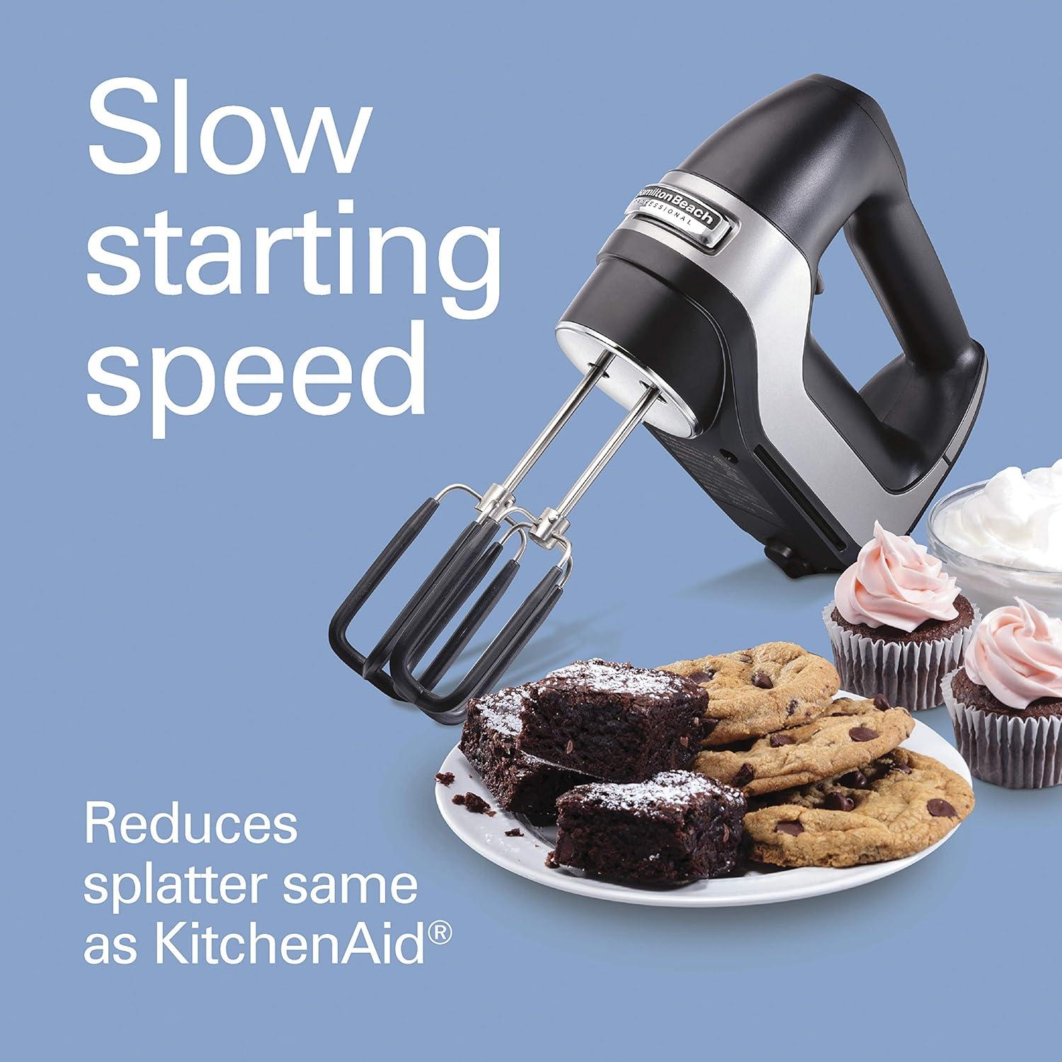 Mezclador de Mano Hamilton Beach 7 Velocidades Negro Mate