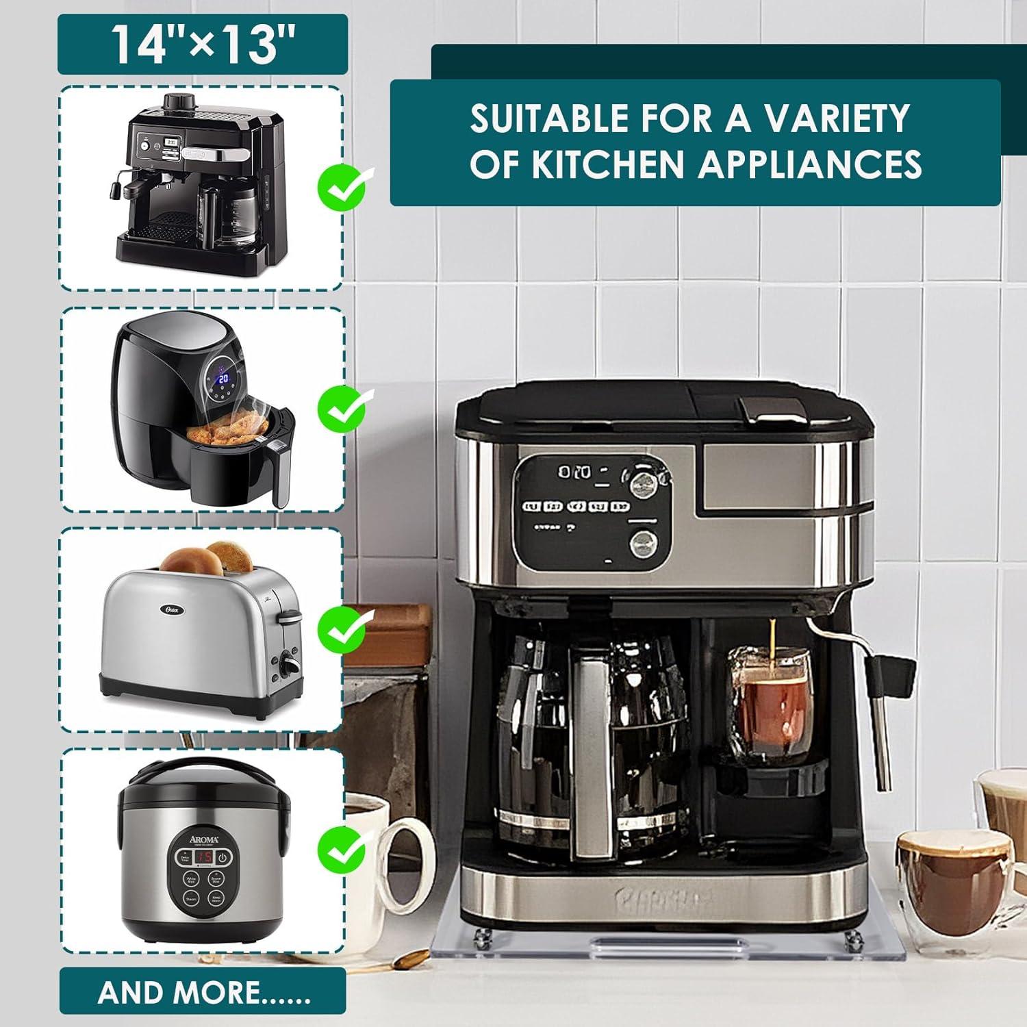 Bandeja Deslizante Acrílica HAYVAN 35.56x33.02cm Transparente