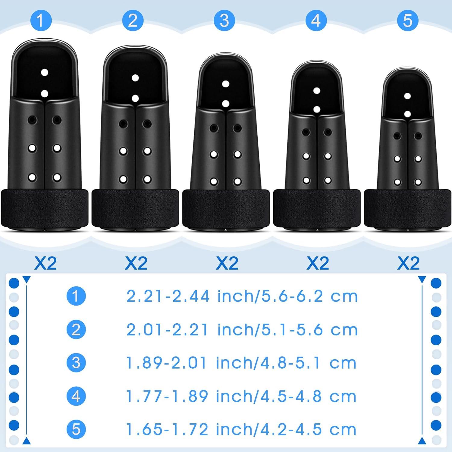 Férulas para Dedo en Martillo BBTO - 10 Piezas, 5 Tamaños