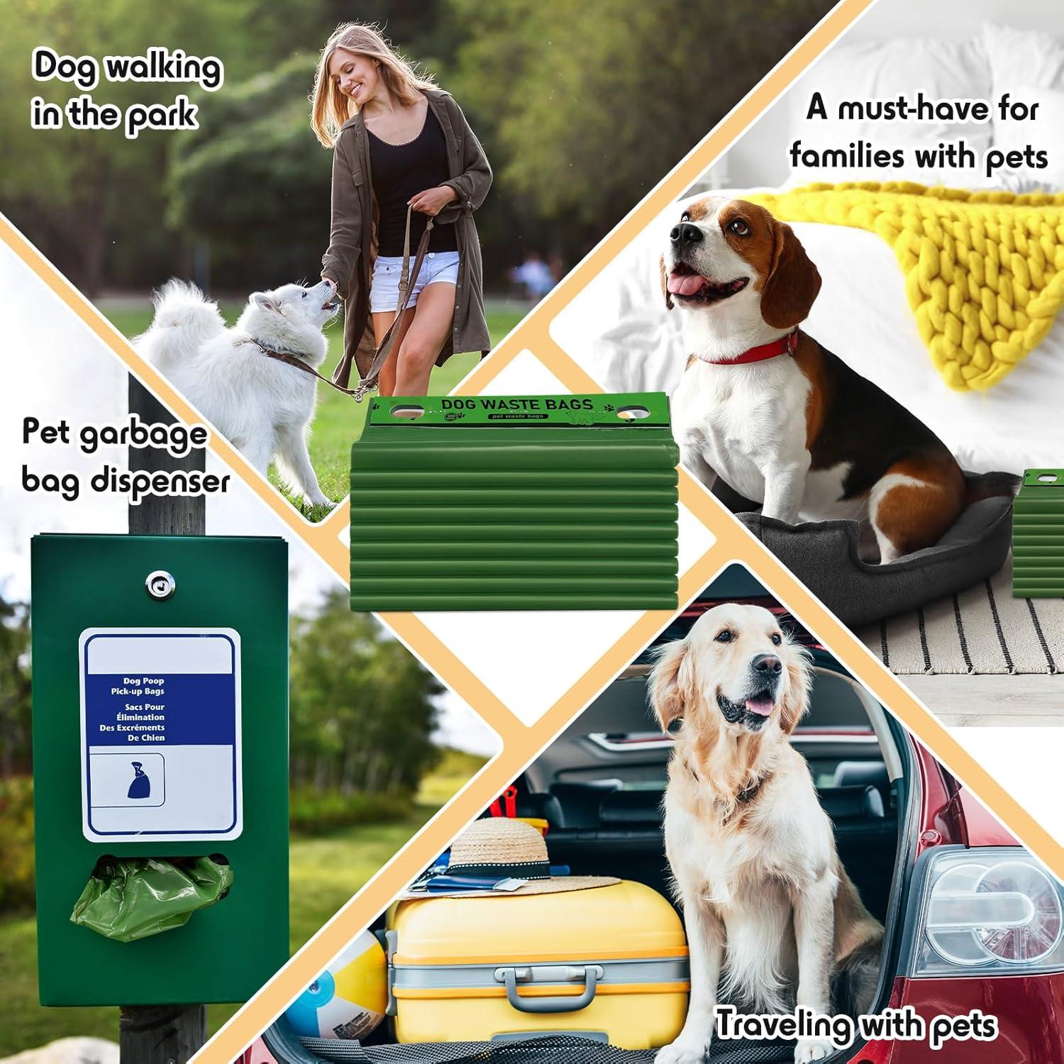 Bolsas de Desechos para Perros Ireer 5000 Pcs Verde