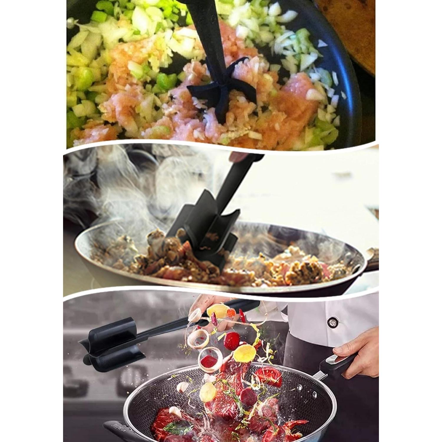 Picador de Carne FANBODTA 30 cm Nylon Resistente al Calor