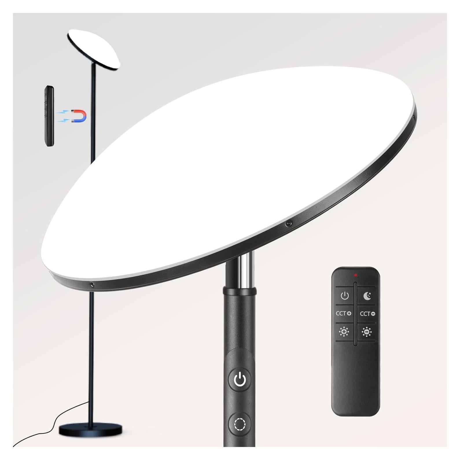 Lámpara de Pie LED Yikuneng 36W 3600LM Control Remoto