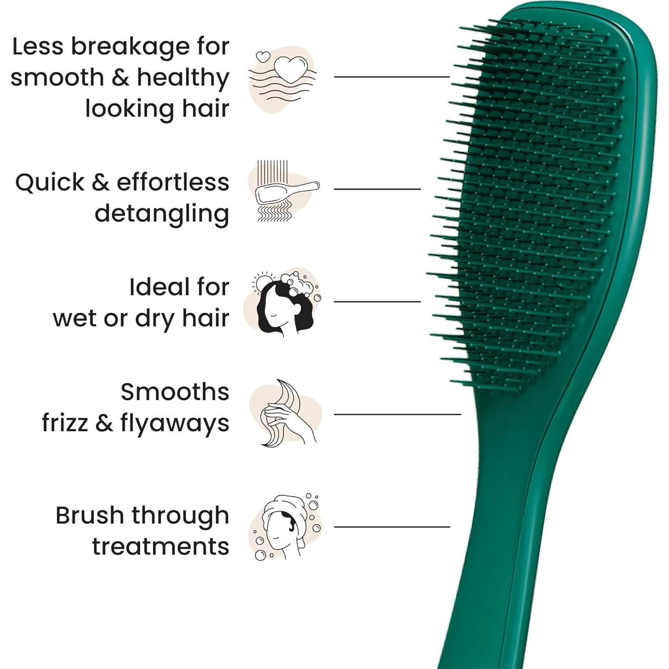 Cepillo Desenredante Tangle Teezer Verde Esmeralda para Cabello