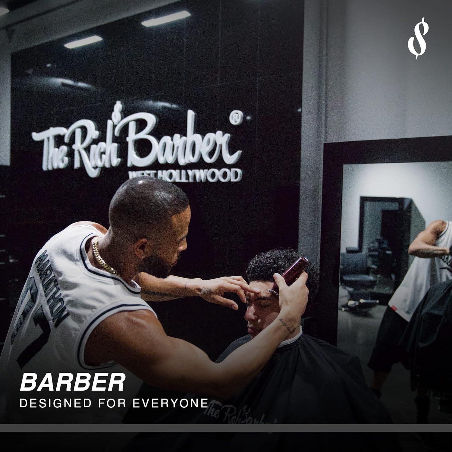 Kit Profesional de Estilo para Cabello y Barba The Rich Barber