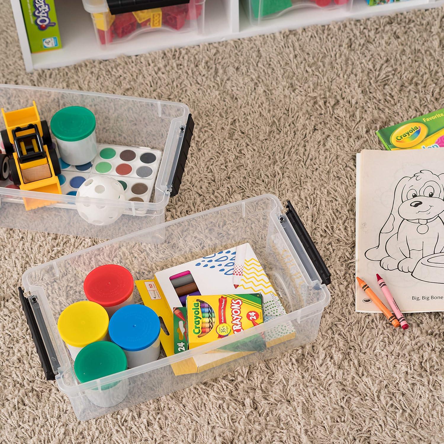 Contenedores de Almacenamiento IRIS USA 6 Qt - Paquete de 10