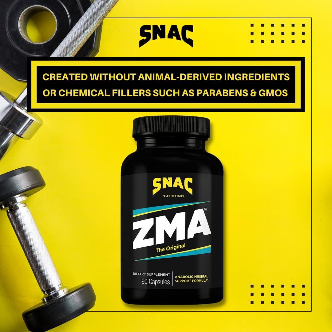 Suplemento ZMA Snac 90 Cápsulas Vegetales - Recuperación y Sueño