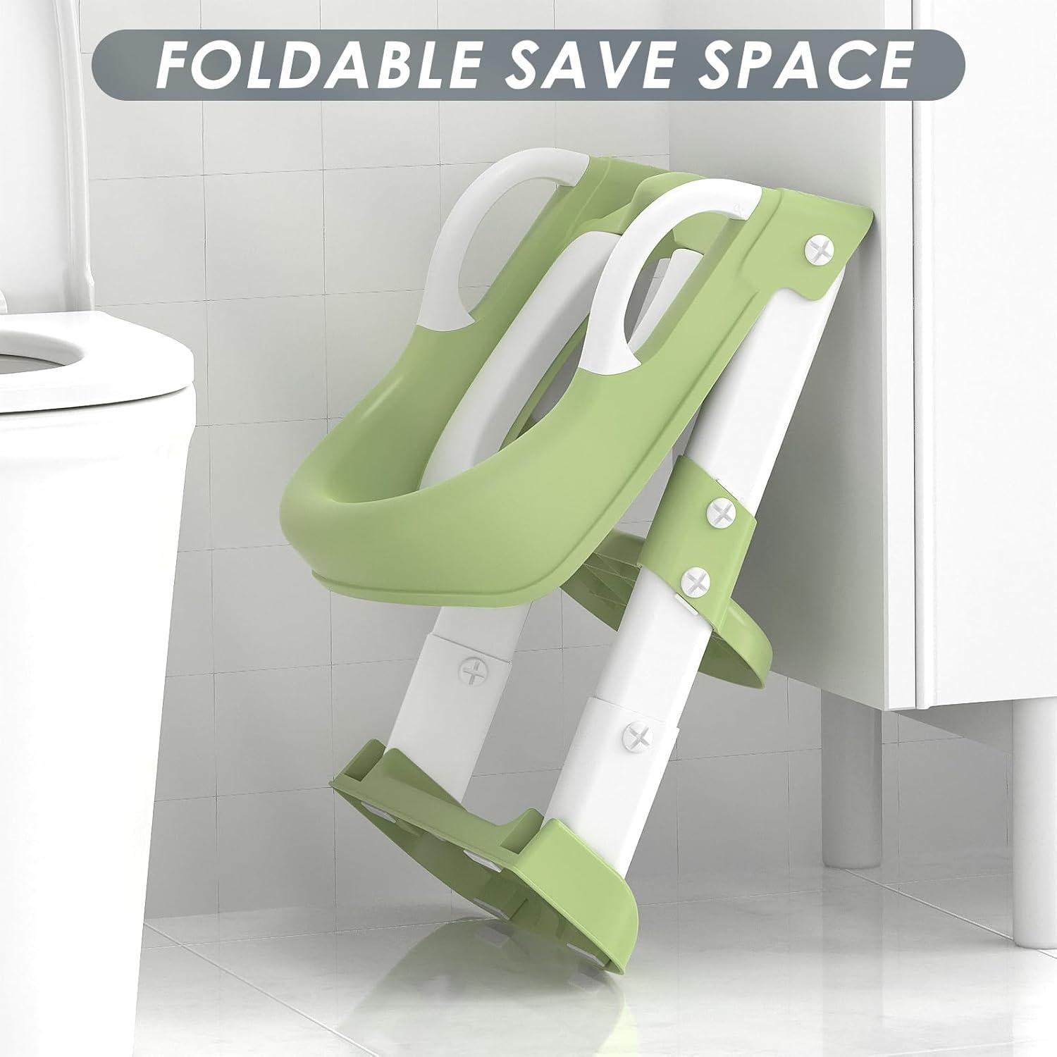 Asiento de Entrenamiento para Baño YT-808 Verde Ajustable