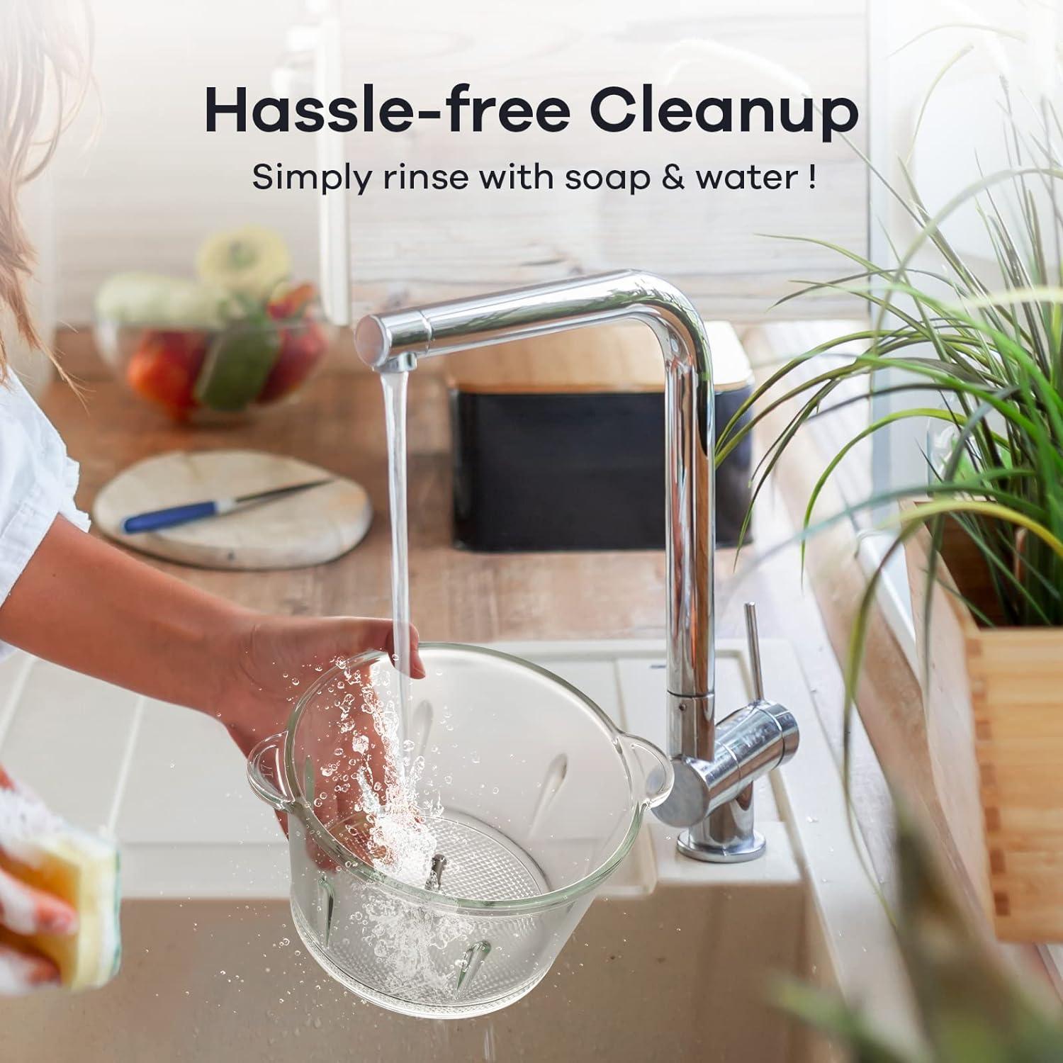 Procesador de Alimentos Ganiza GC10 450W 2 Cuencos 3.6L