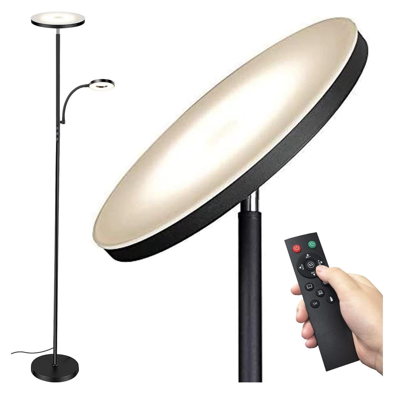 Lámpara de Pie LED Marctronic 42W Regulable con Control Remoto