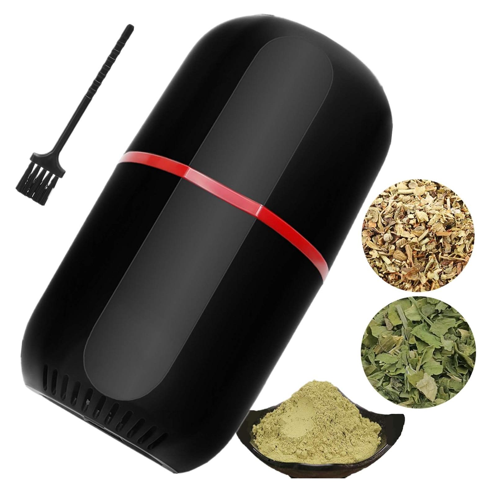 Molino Eléctrico de Hierbas Turimon 120g - Negro Automático